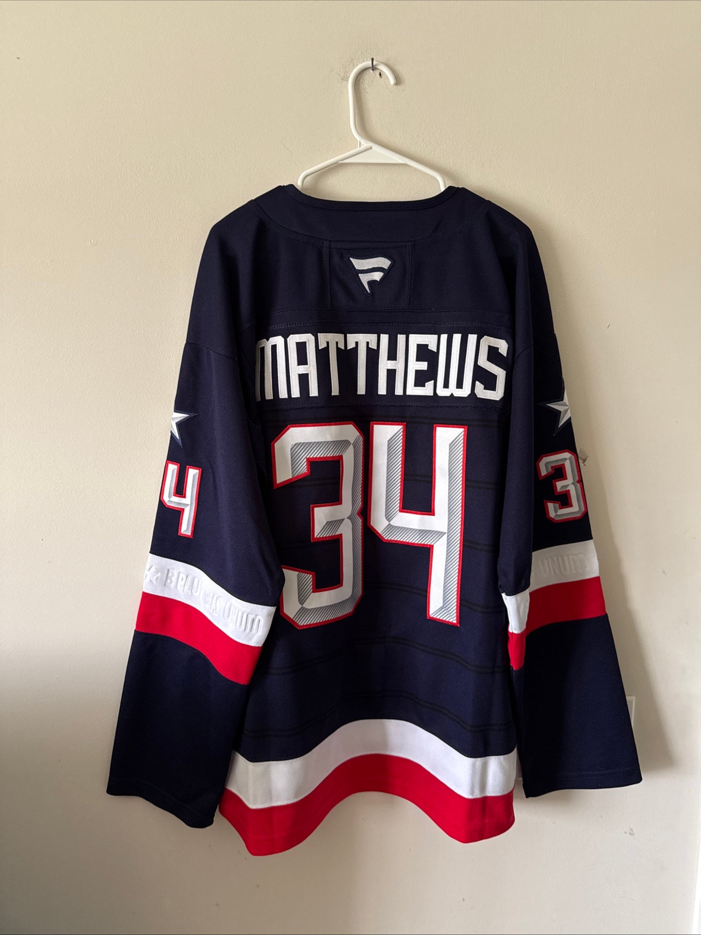 Men’s Fanatics Auston Matthews #34 Team USA 4 Nations Faceoff Jersey Sz 54 RARE
