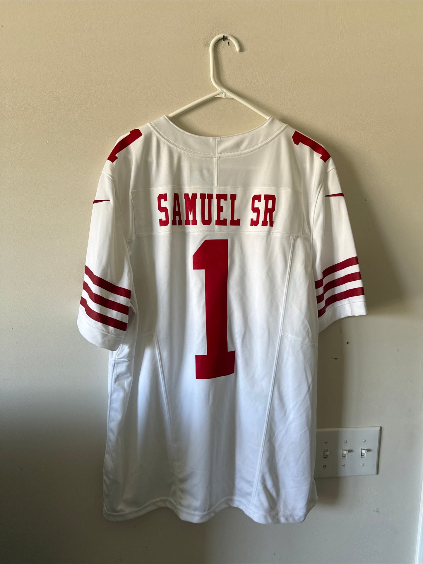 Men's Nike Deebo Samuel Sr #1 San Francisco 49ers Vapor Lmtd Jersey Sz XL - NWT