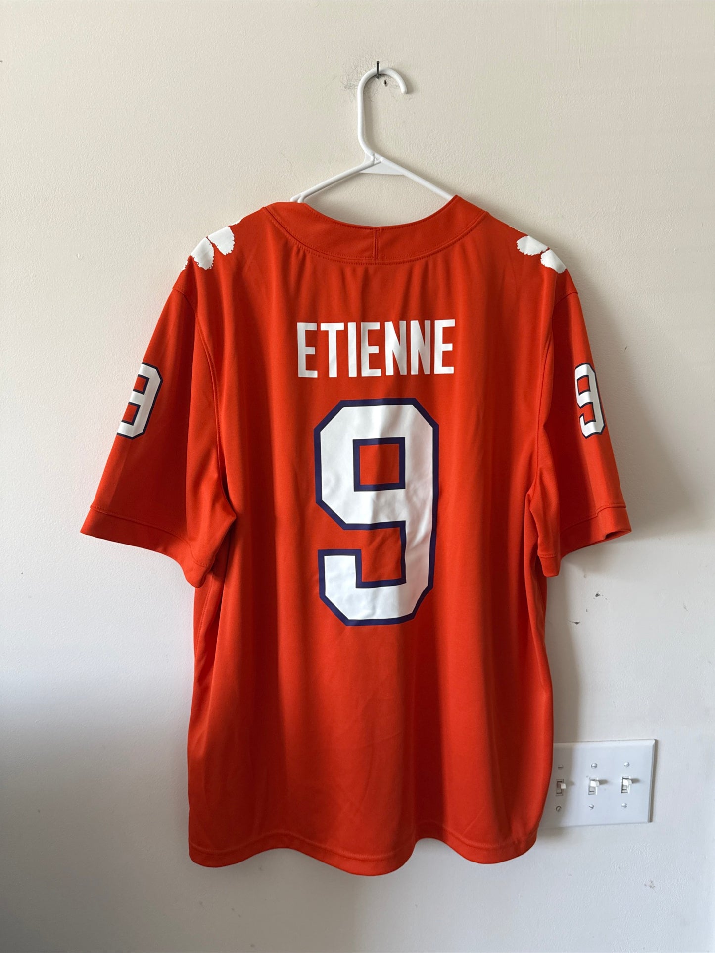 Men's Nike Travis Etienne #9 Clemson Tigers NCAA Football Jersey Sz XL - RARE