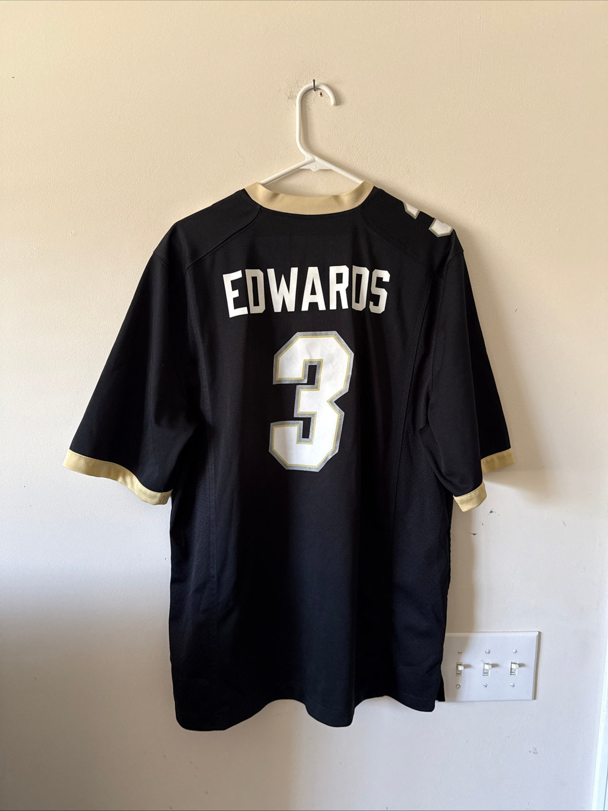 Men’s Nike Dylan Edwards #3 Colorado Buffaloes NCAA Jersey Sz L - Black RARE