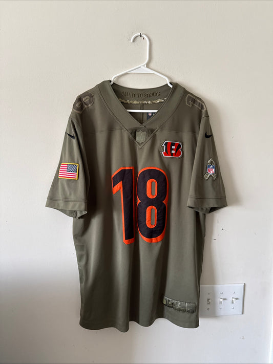 Men's Nike AJ Green #18 Cincinnati Bengals Salute To Service Jersey Sz L - RARE