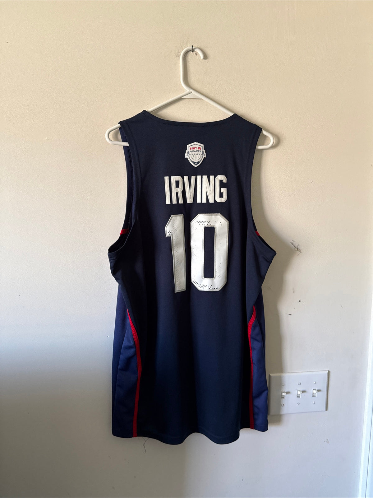 Men’s Nike Kyrie Irving #10 Team USA 2016 Summer Olympics Jersey Sz L - RARE