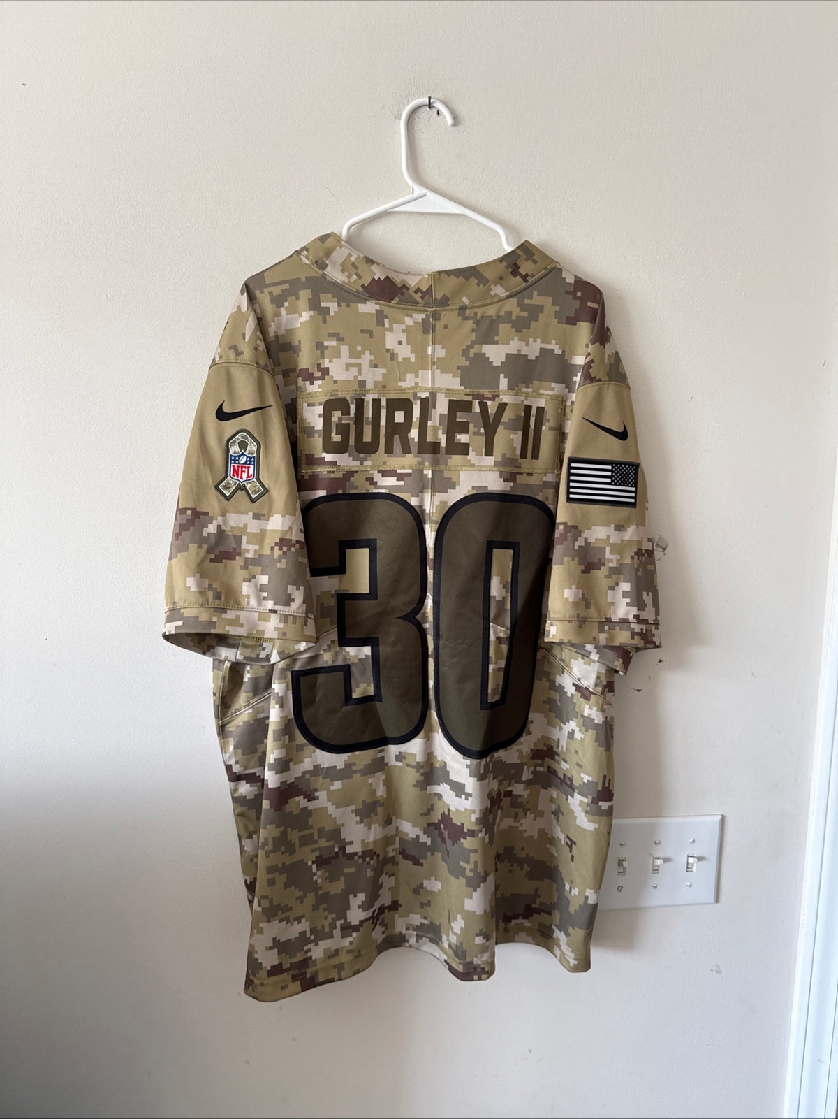 Men’s Nike Todd Gurley II #30 LA Rams Salute To Service Lmtd Jersey Sz 2XL RARE