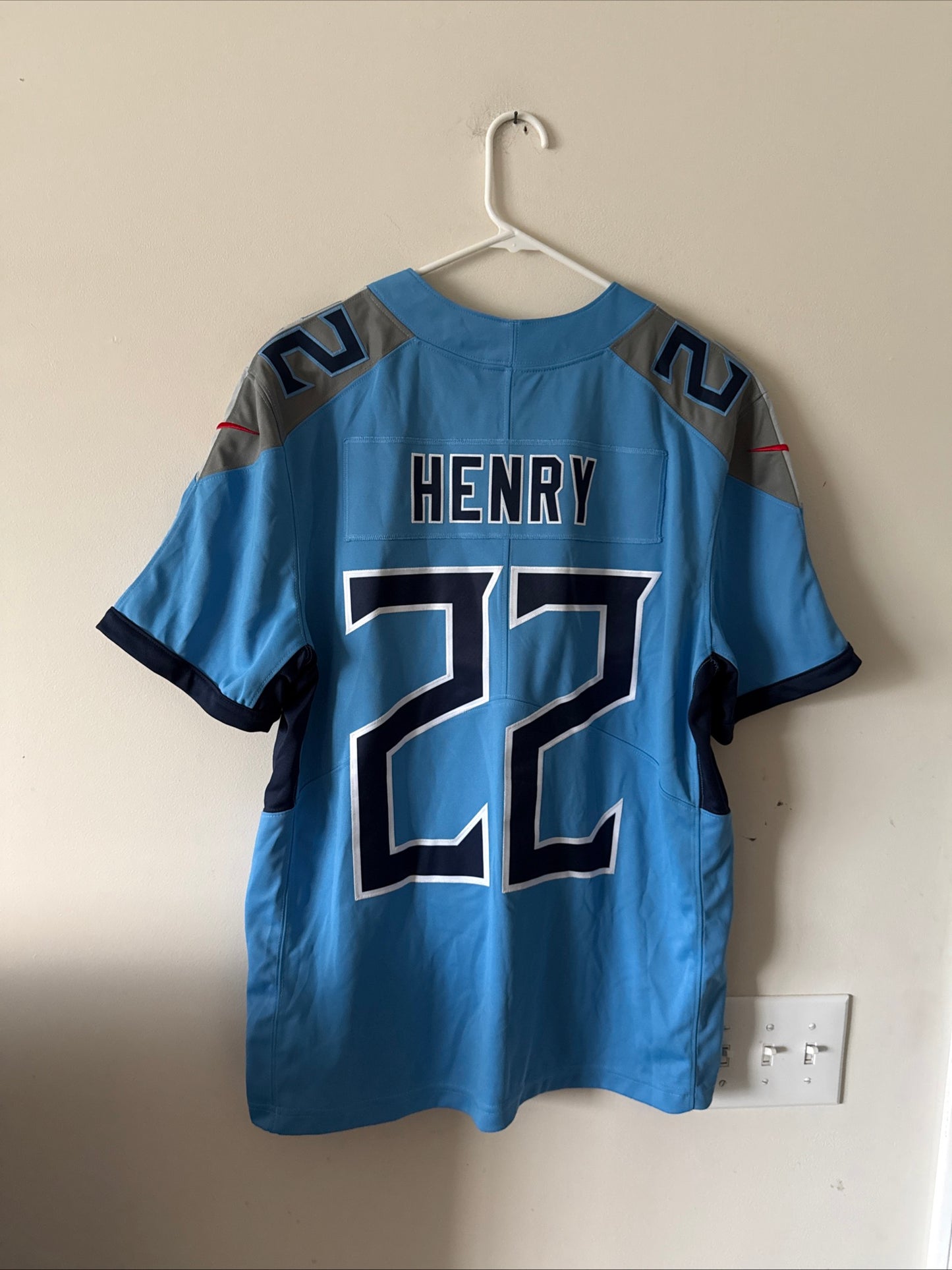Men’s Nike Derrick Henry #22 Tennessee Titans Vapor Lmtd NFL Jersey Sz L - RARE