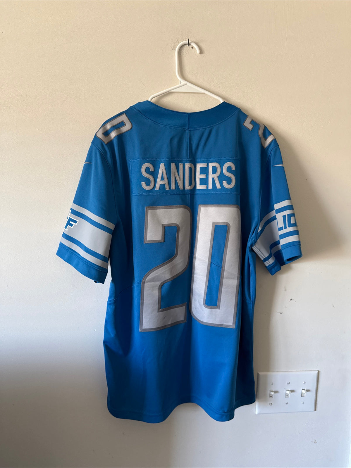 Men's Nike Barry Sanders #20 Detroit Lions NFL 100 Vapor Lmtd Jersey Sz L - RARE