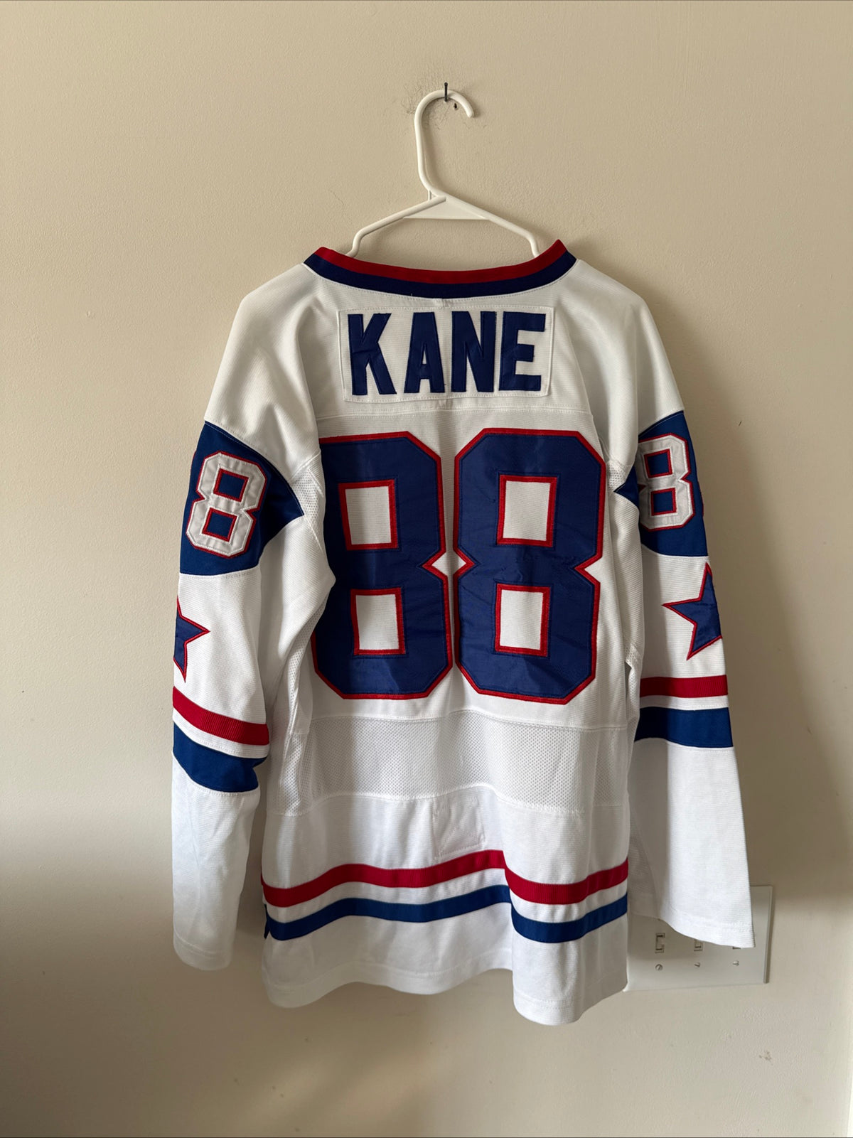 MEN’S NIKE PATRICK KANE #88 TEAM USA 2010 WINTER OLYMPICS JERSEY SZ L - RARE