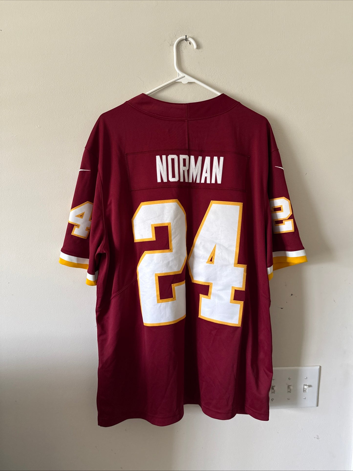 Men’s Nike JOSH NORMAN #24 Washington Redskins Vapor Lmtd Jersey Sz XL - RARE