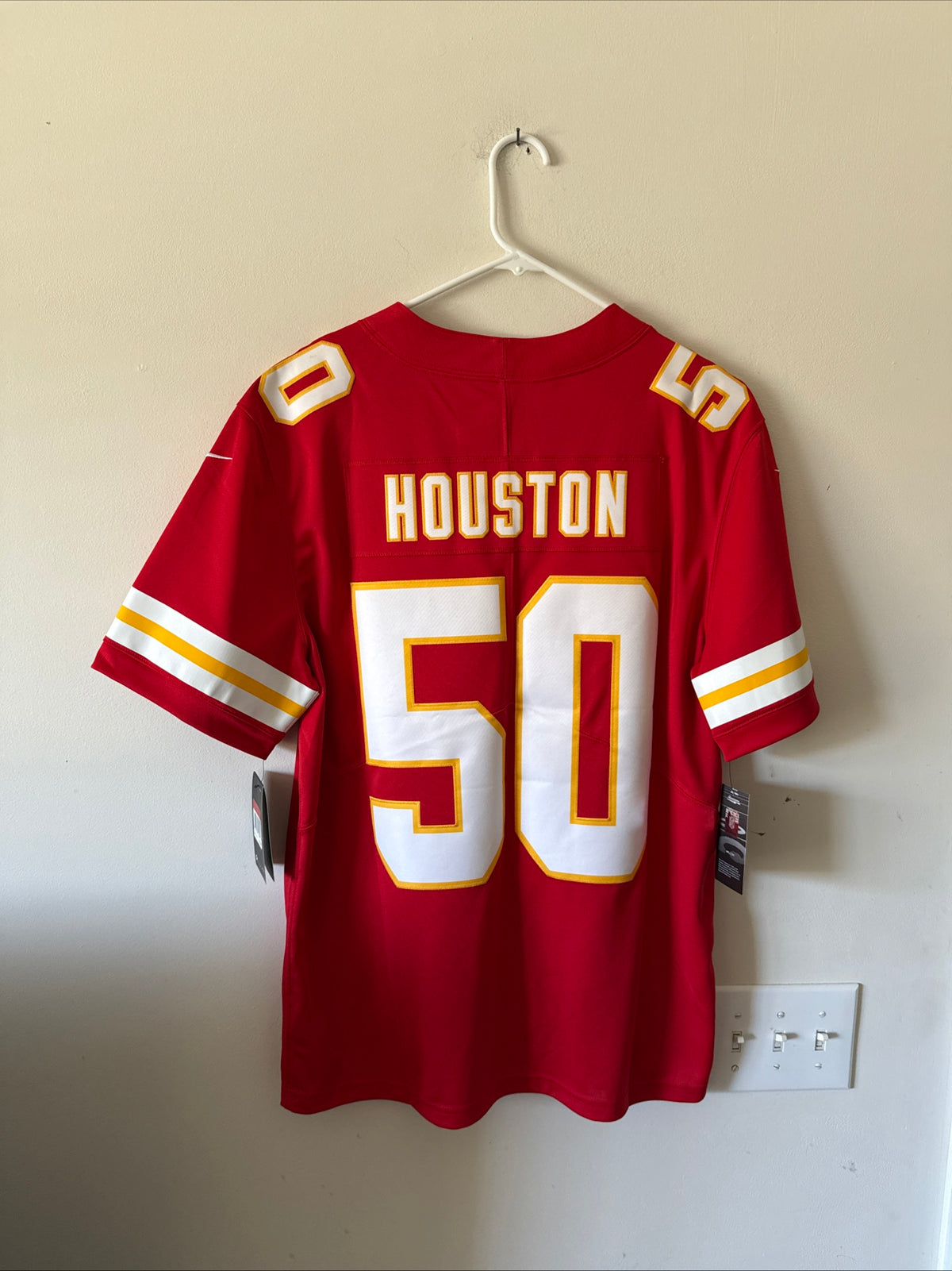 Men’s Nike Justin Houston #50 KC Chiefs Vapor Lmtd NFL Jersey Sz L - NWT RARE