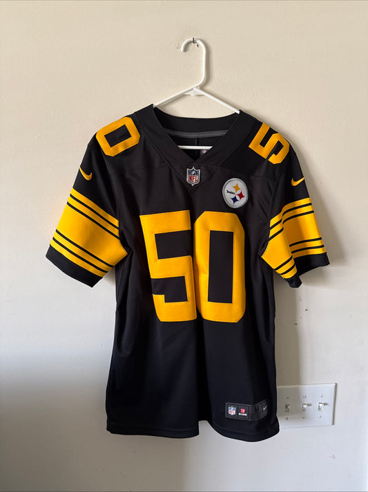 Men’s Nike Ryan Shazier #50 Pittsburgh Steelers Vapor Lmtd NFL Jersey Sz M RARE