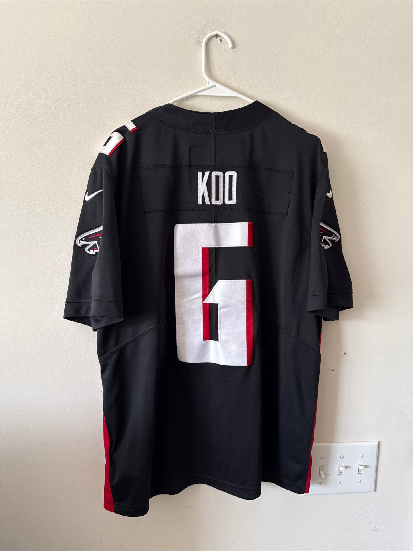Men's Nike Younghoe Koo #6 Atlanta Falcons Vapor Lmtd NFL Jersey Sz XL - RARE