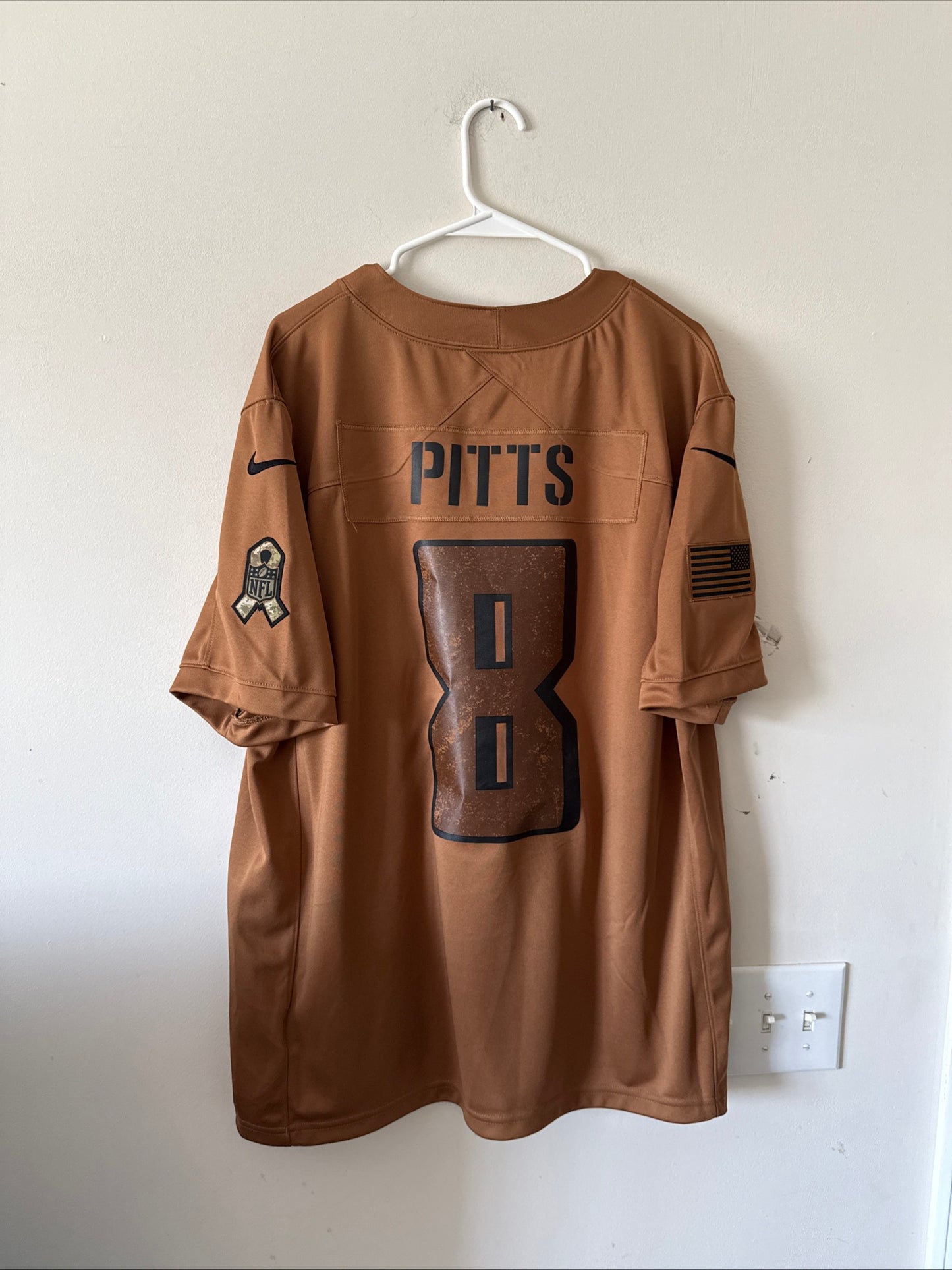 Men's Nike Kyle Pitts #8 Atlanta Falcons Salute To Service Jersey Sz XL - RARE