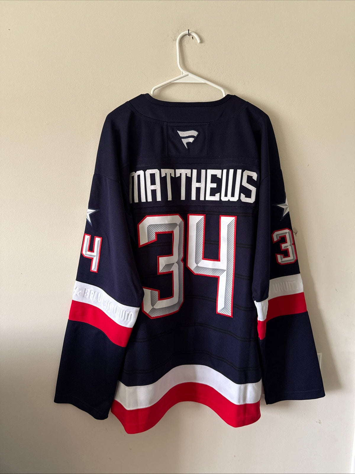 Men’s Fanatics Auston Matthews 34 Team USA 4 Nations Faceoff Jersey Sz 54 RARE - Kyle’s Football Cards