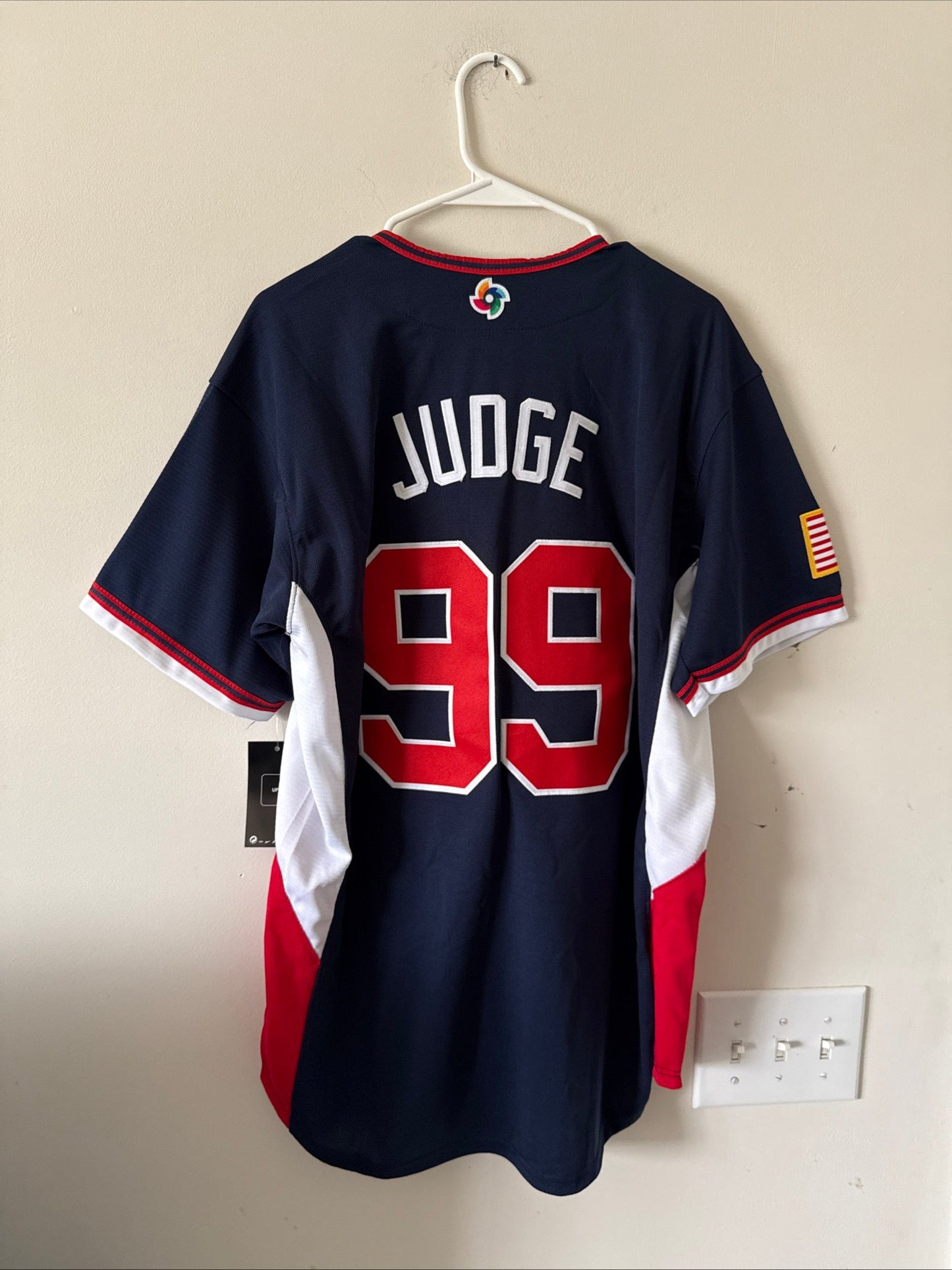 Men’s Nike Aaron Judge 99 Team USA 2026 World Baseball Classic Jersey Sz L NWT - Kyle’s Football Cards