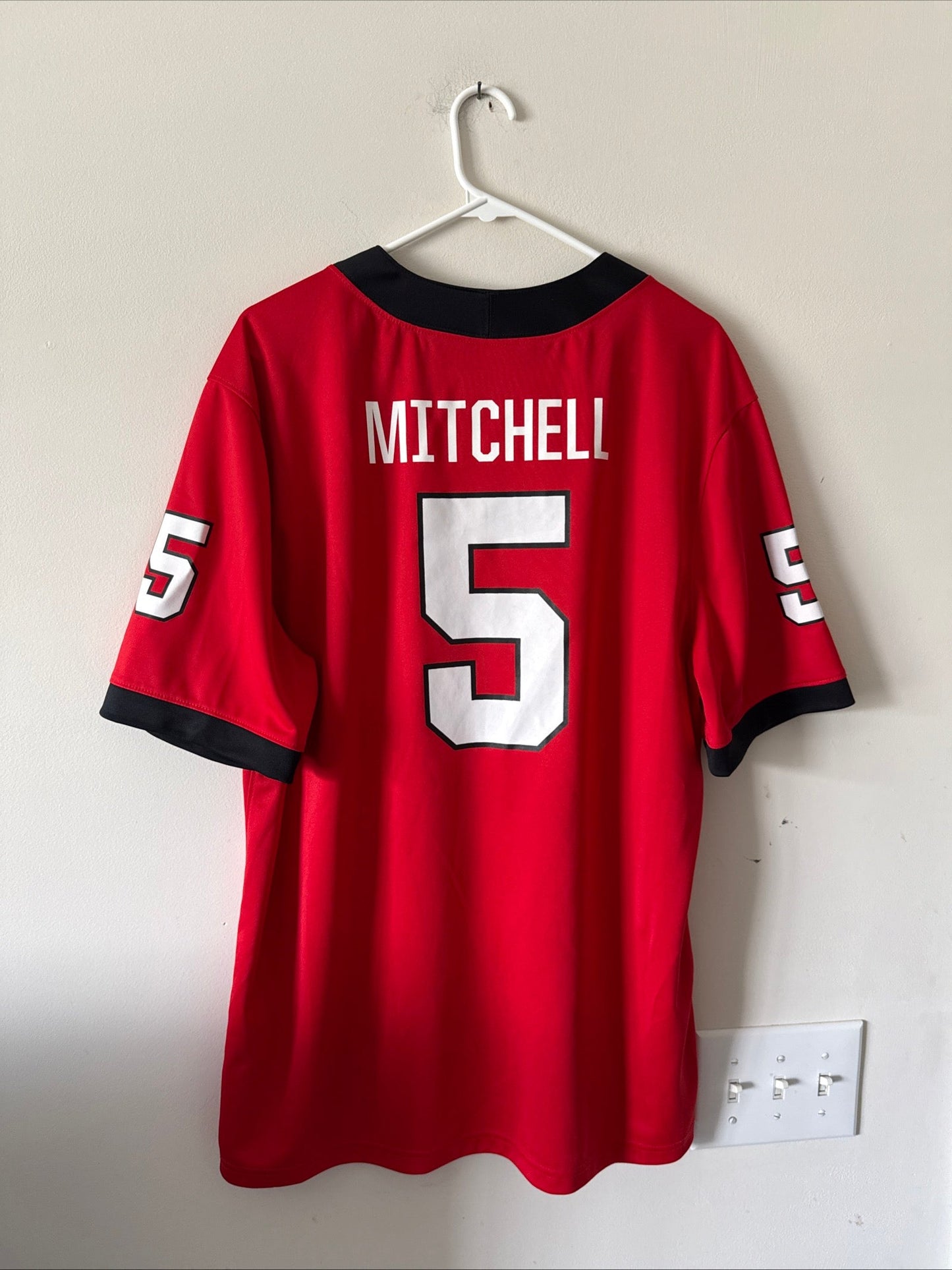 Men’s Nike Adonai Mitchell 5 Georgia Bulldogs NCAA Alumni Jersey Sz L - RARE - Kyle’s Football Cards