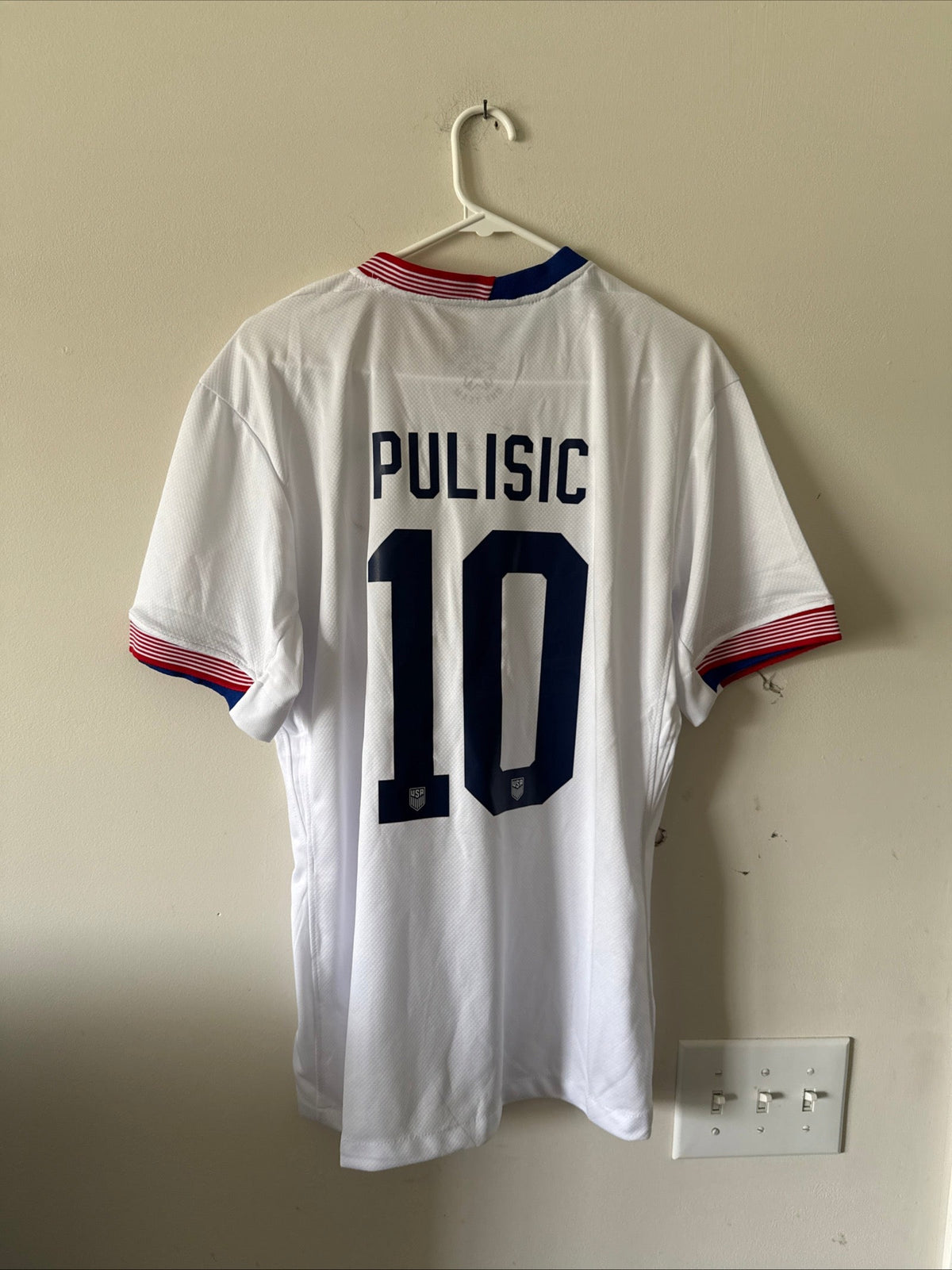 Men’s Nike Christian Pulisic 10 USMNT 2024 American Classic Jersey Sz XL - RARE - Kyle’s Football Cards