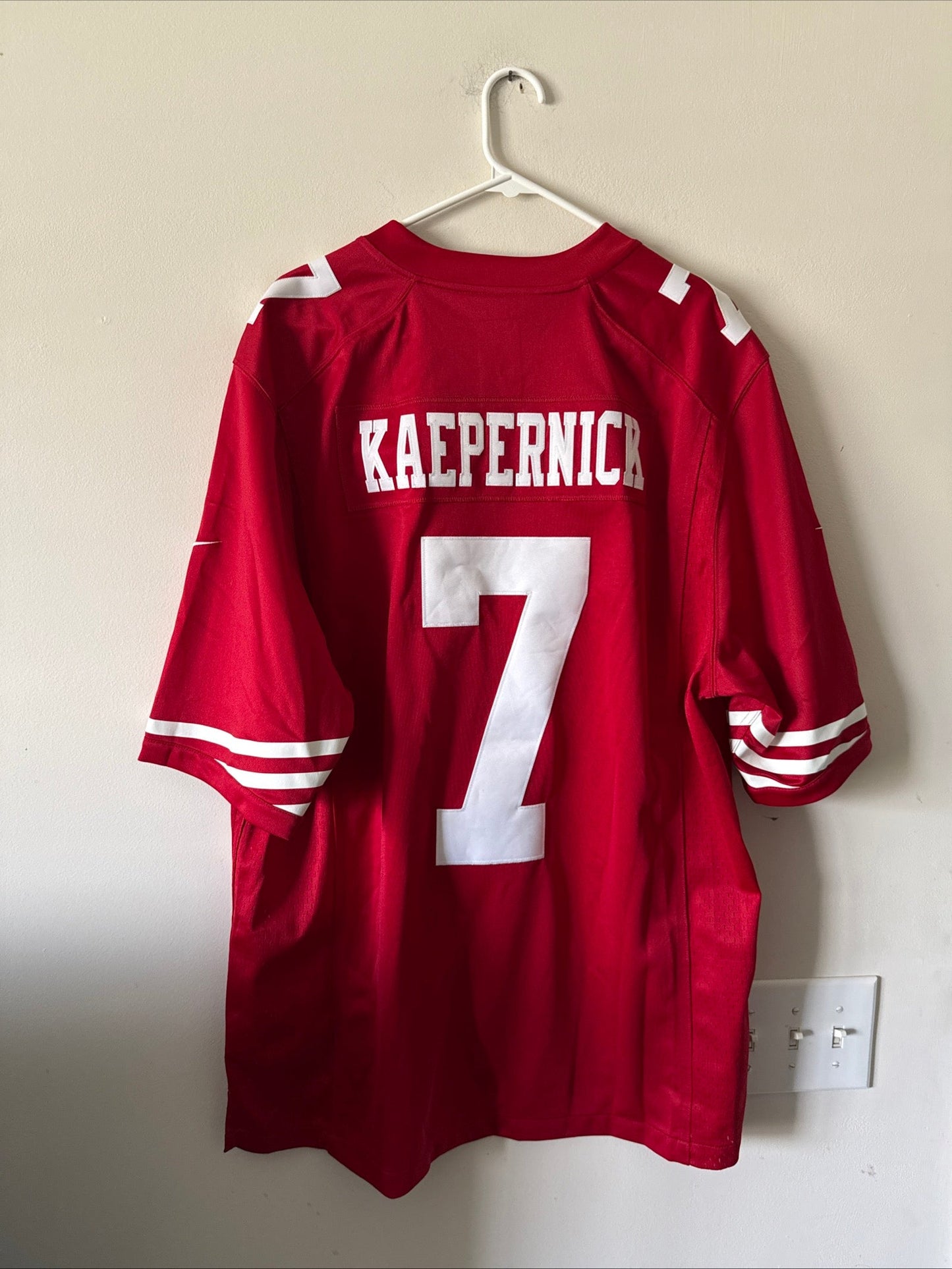 Men’s Nike Colin Kaepernick 7 SF 49ers Limited NFL Jersey Sz XL - Red RARE - Kyle’s Football Cards