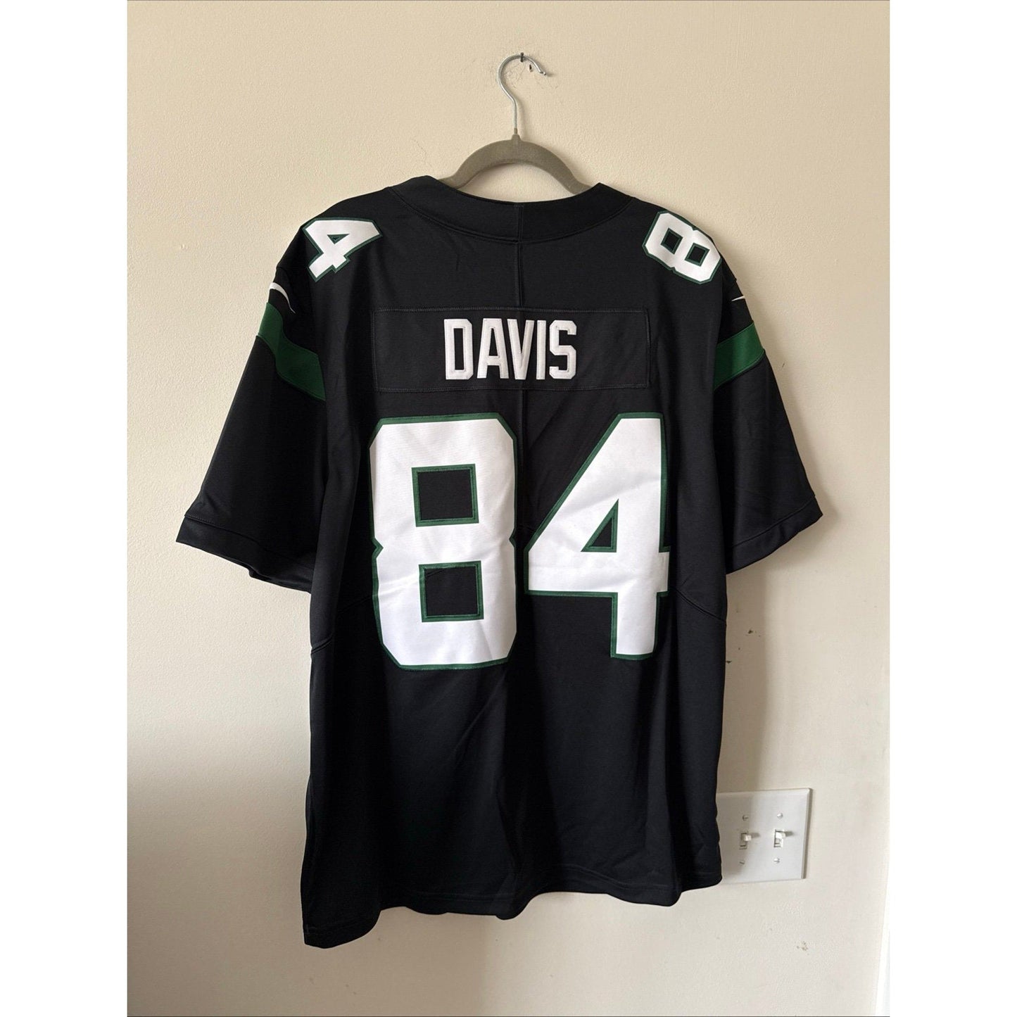 Men’s Nike Corey Davis 84 New York Jets Vapor Lmtd NFL Jersey Sz XL - Black - Kyle’s Football Cards