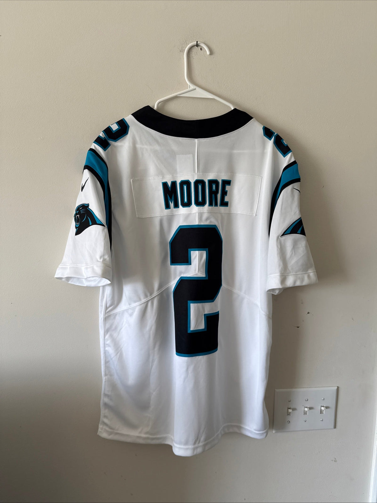 Men’s Nike DJ Moore 2 Carolina Panthers Vapor Lmtd Jersey Sz L - NWT RARE - Kyle’s Football Cards