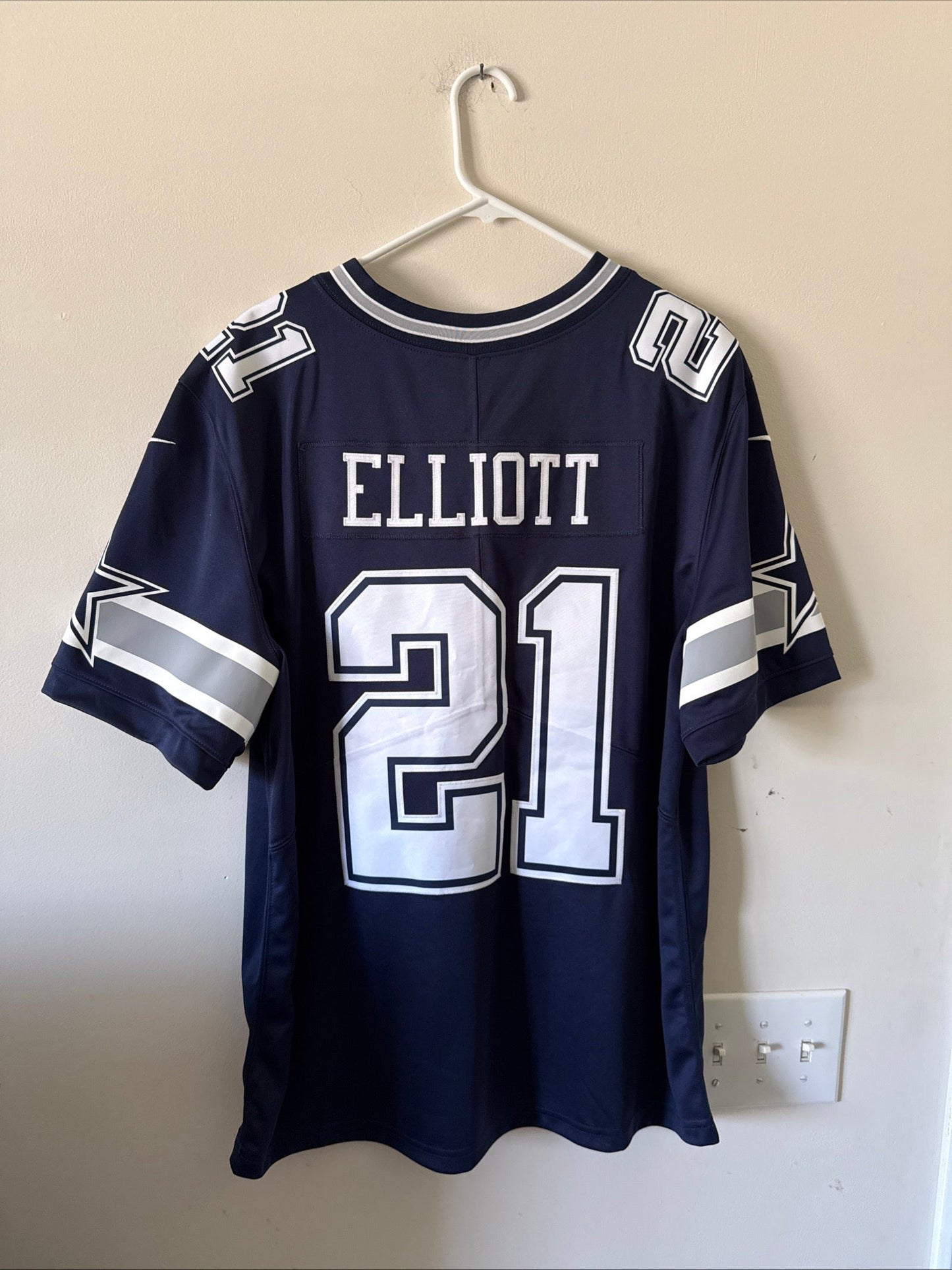 Men's Nike Ezekiel Elliott 21 Cowboys Vapor Lmtd 100 Seasons Jersey Sz XL RARE - Kyle’s Football Cards