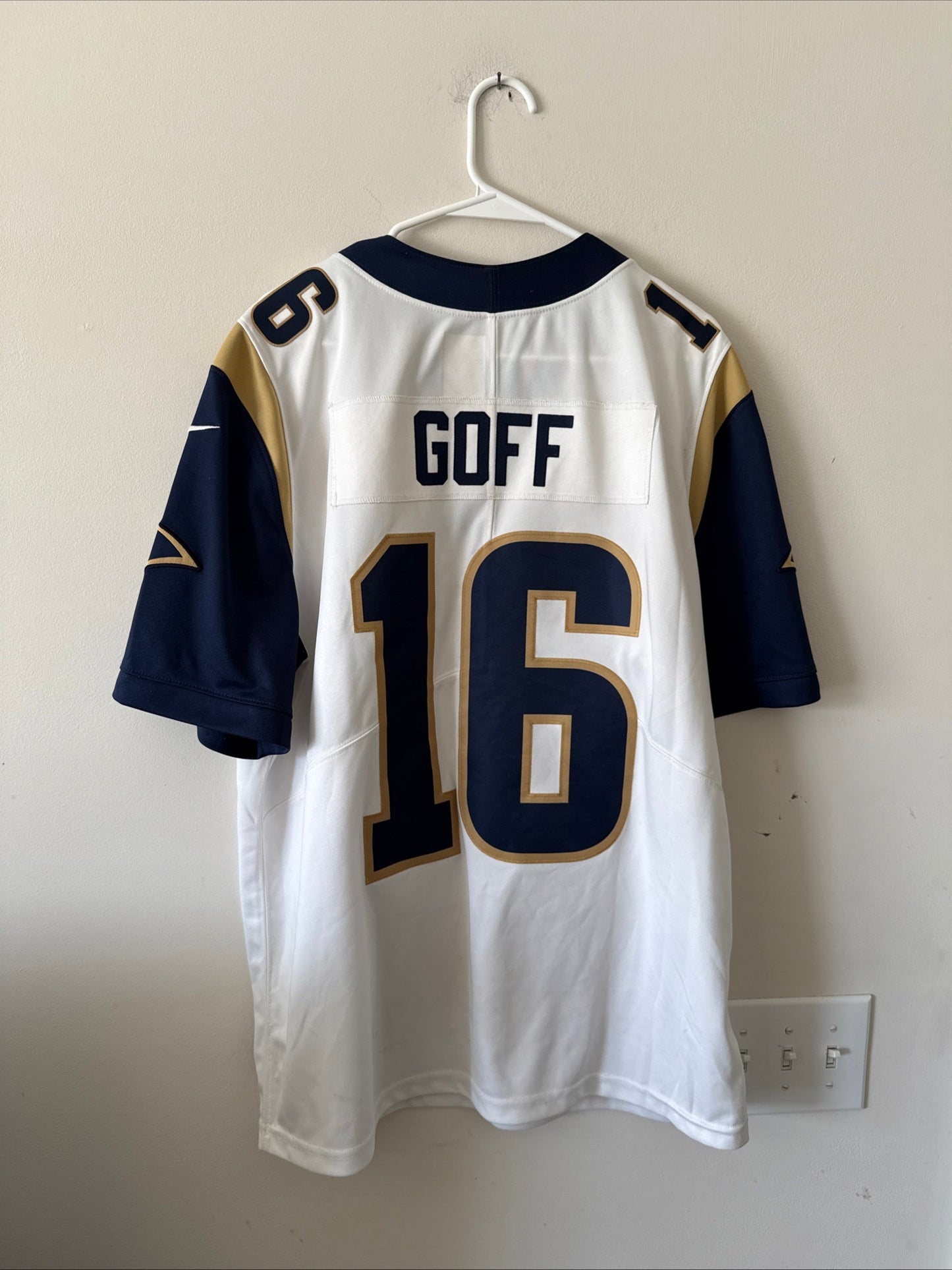 Men's Nike Jared Goff 16 Los Angeles Rams Vapor Limited NFL Jersey Sz XL - RARE - Kyle’s Football Cards