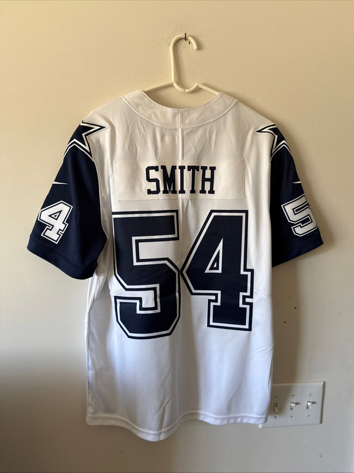 Men's Nike Jaylon Smith #54 Dallas Cowboys Color Rush Vapor Lmtd Jersey Sz XL - Kyle’s Football Cards
