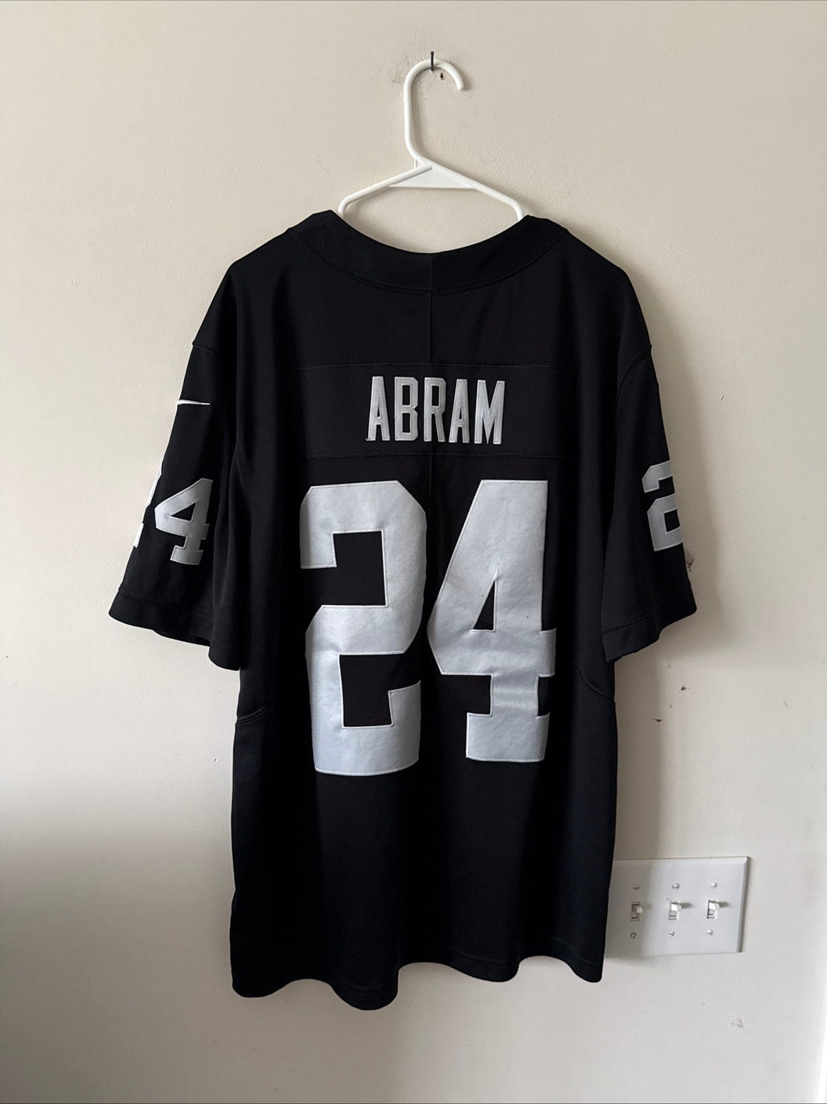 Men’s Nike Jonathan Abram #24 Las Vegas Raiders Vapor Lmtd Jersey Sz XL - RARE - Kyle’s Football Cards