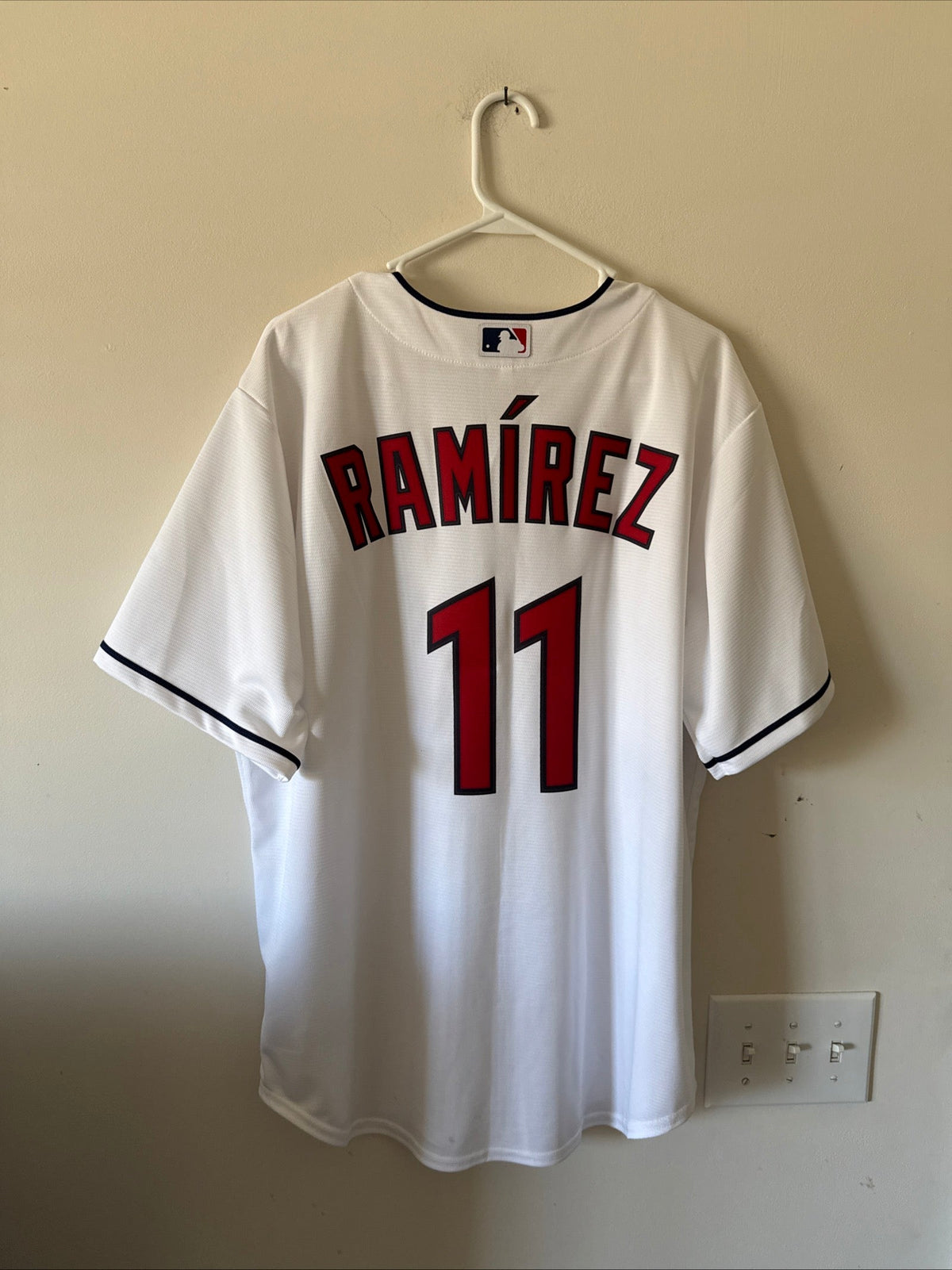 Men’s Nike Jose Ramirez #11 Cleveland Guardians Home MLB Jersey Sz XL - RARE - Kyle’s Football Cards