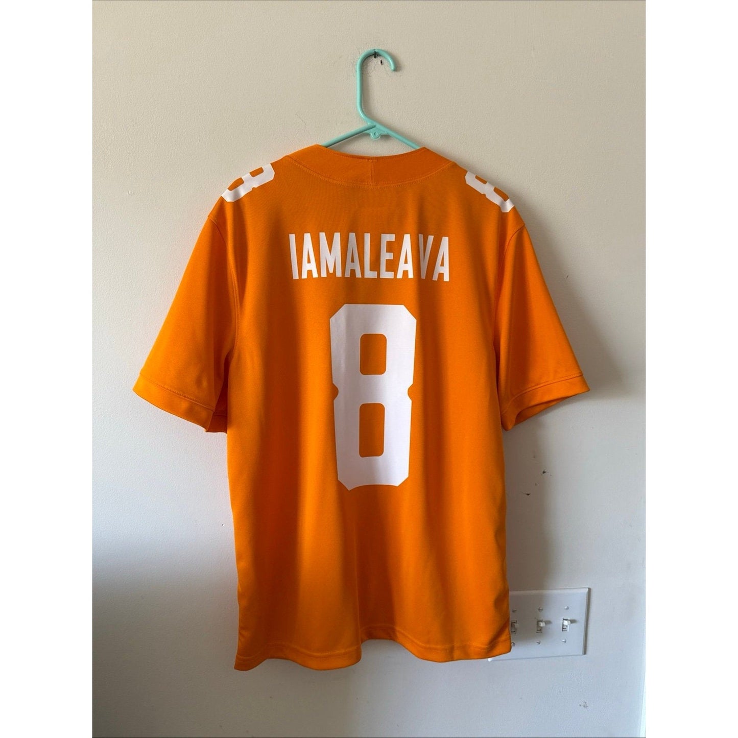 Men’s Nike Nico Iamaleava 8 Tennessee Volunteers Football Jersey Sz M - Orange - Kyle’s Football Cards