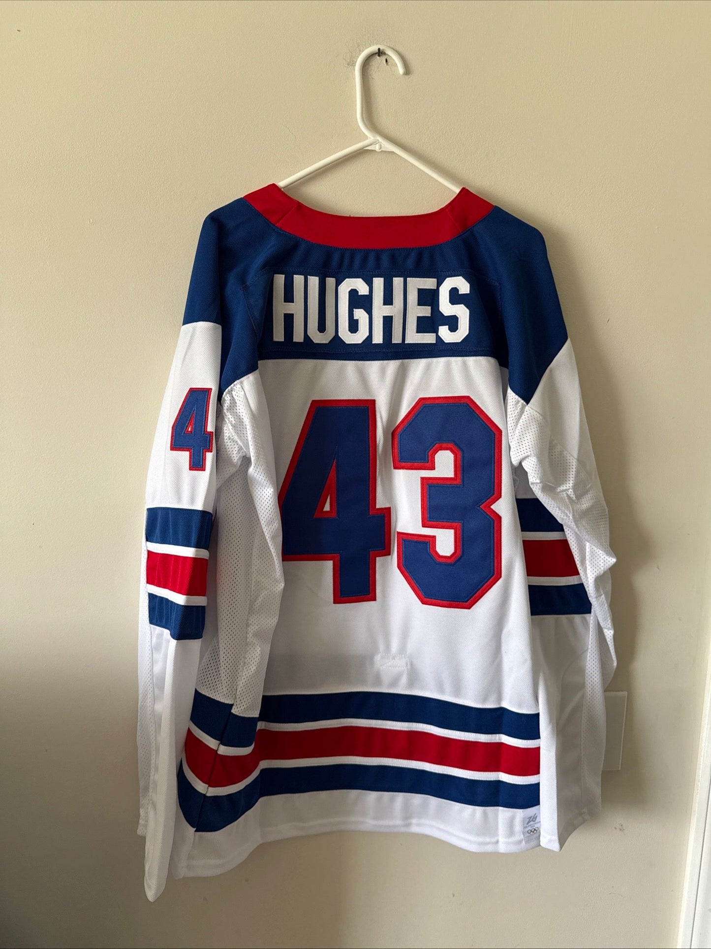 Men’s Nike Quinn Hughes 43 Team USA Hockey 2026 Olmypics Jersey Sz XL NWT RARE - Kyle’s Football Cards