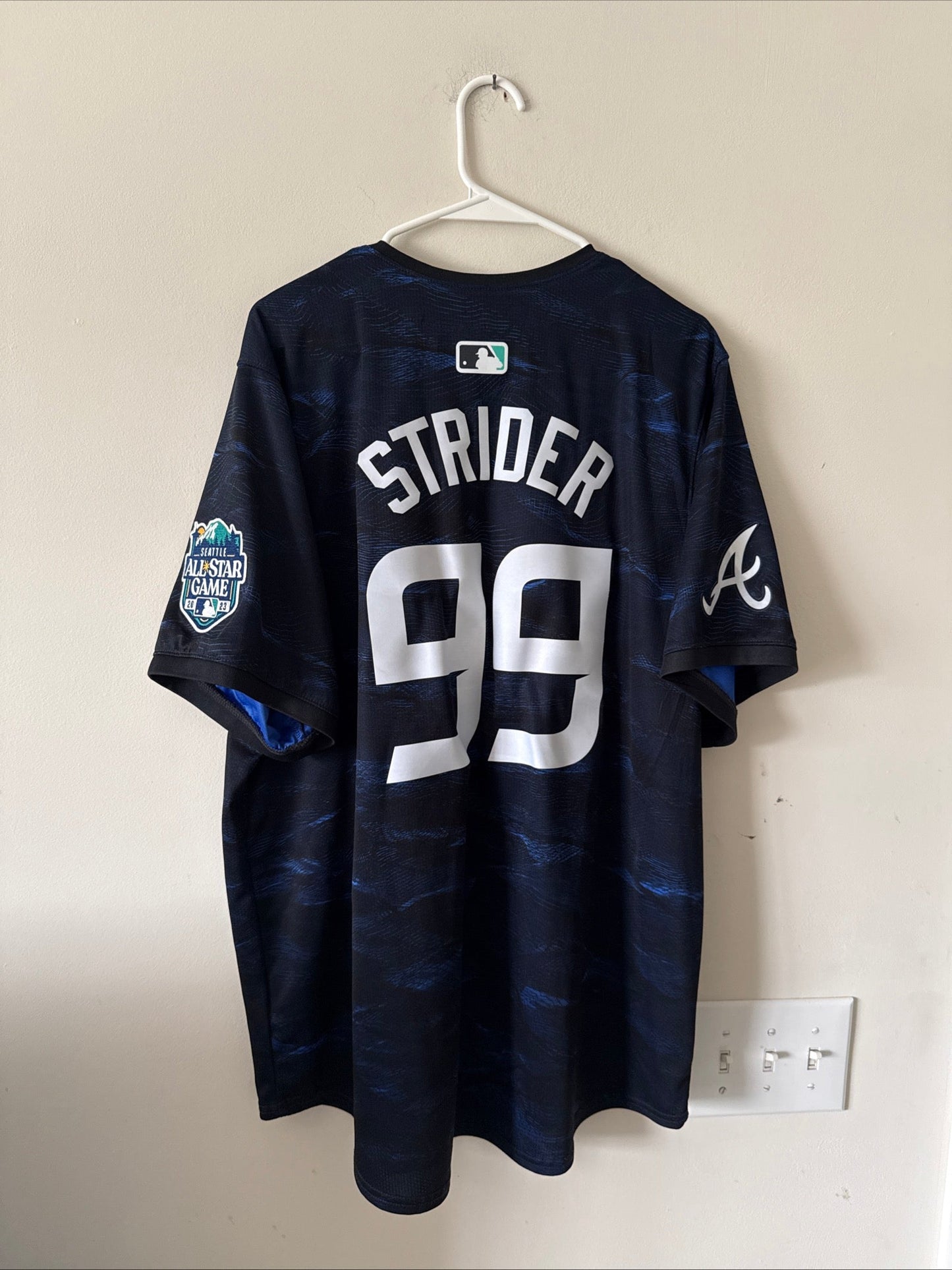 Men’s Nike Spencer Strider 99 2023 All - Star Game MLB Jersey Sz XL - Blue RARE - Kyle’s Football Cards