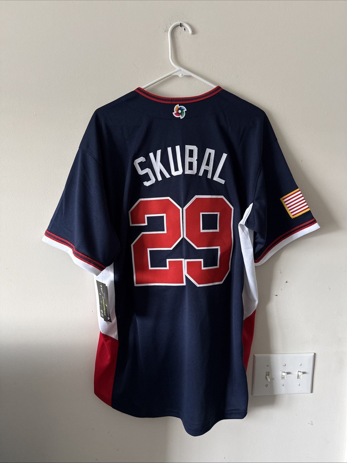 Men’s Nike Tarik Skubal #27 Team USA 2026 World Baseball Classic Jersey Sz L NWT - Kyle’s Football Cards