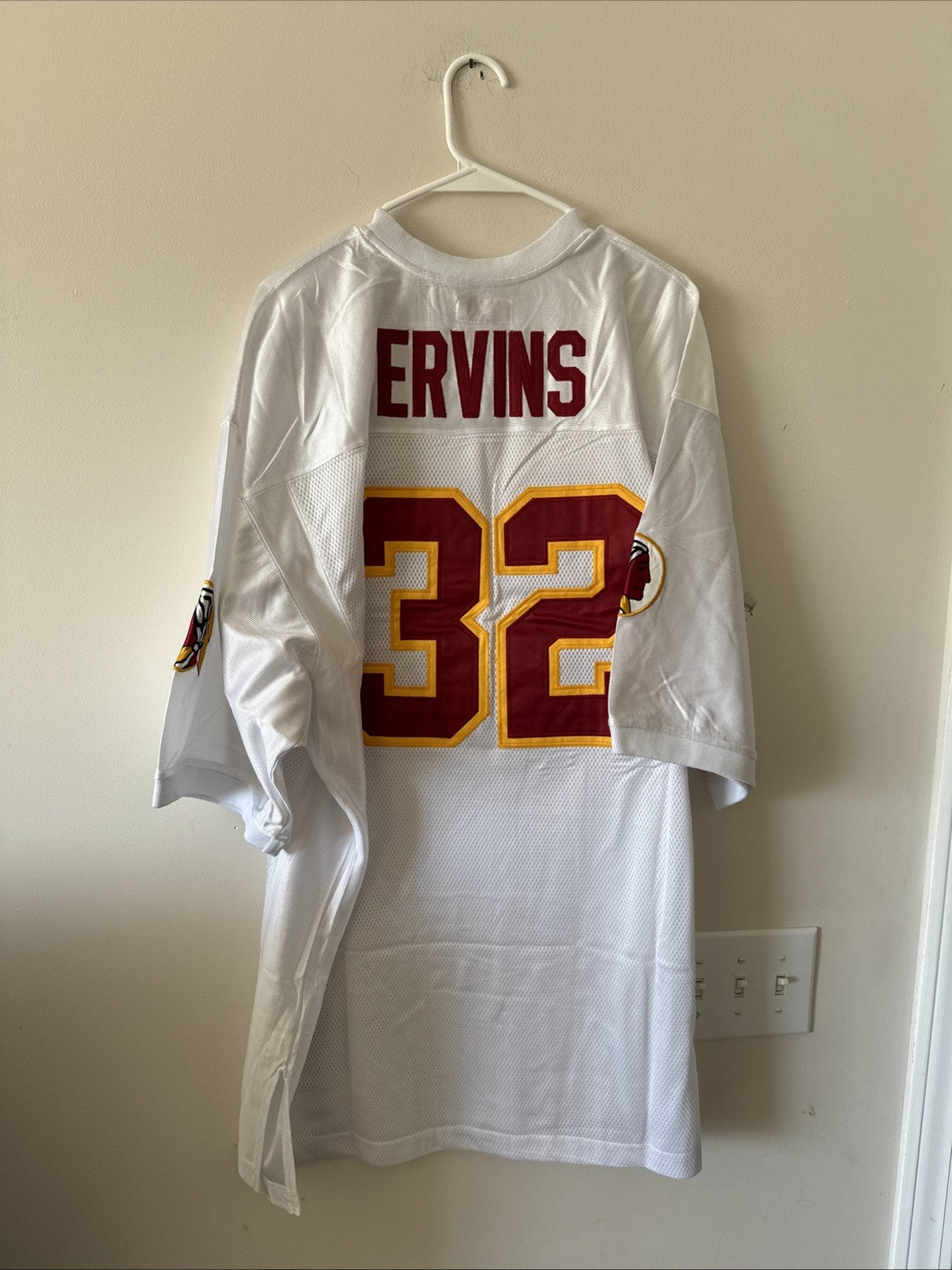 Men’s Mitchell & Ness Ricky Ervins #32 Redskins Throwback Jersey Size 52 - NWT