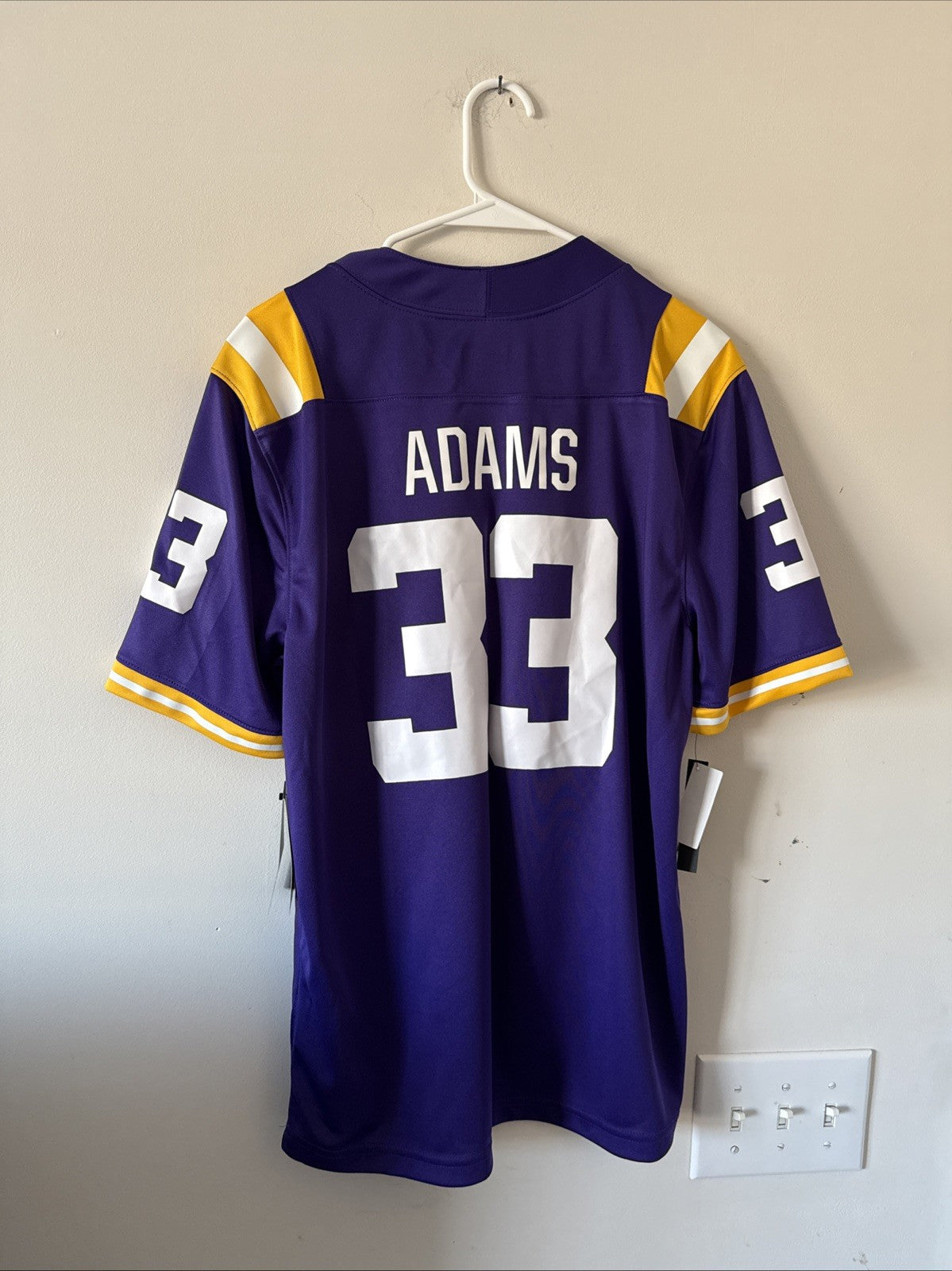 Men’s Nike Jamal Adams #33 LSU Tigers NCAA Jersey Authentic Sz S - NWT RARE