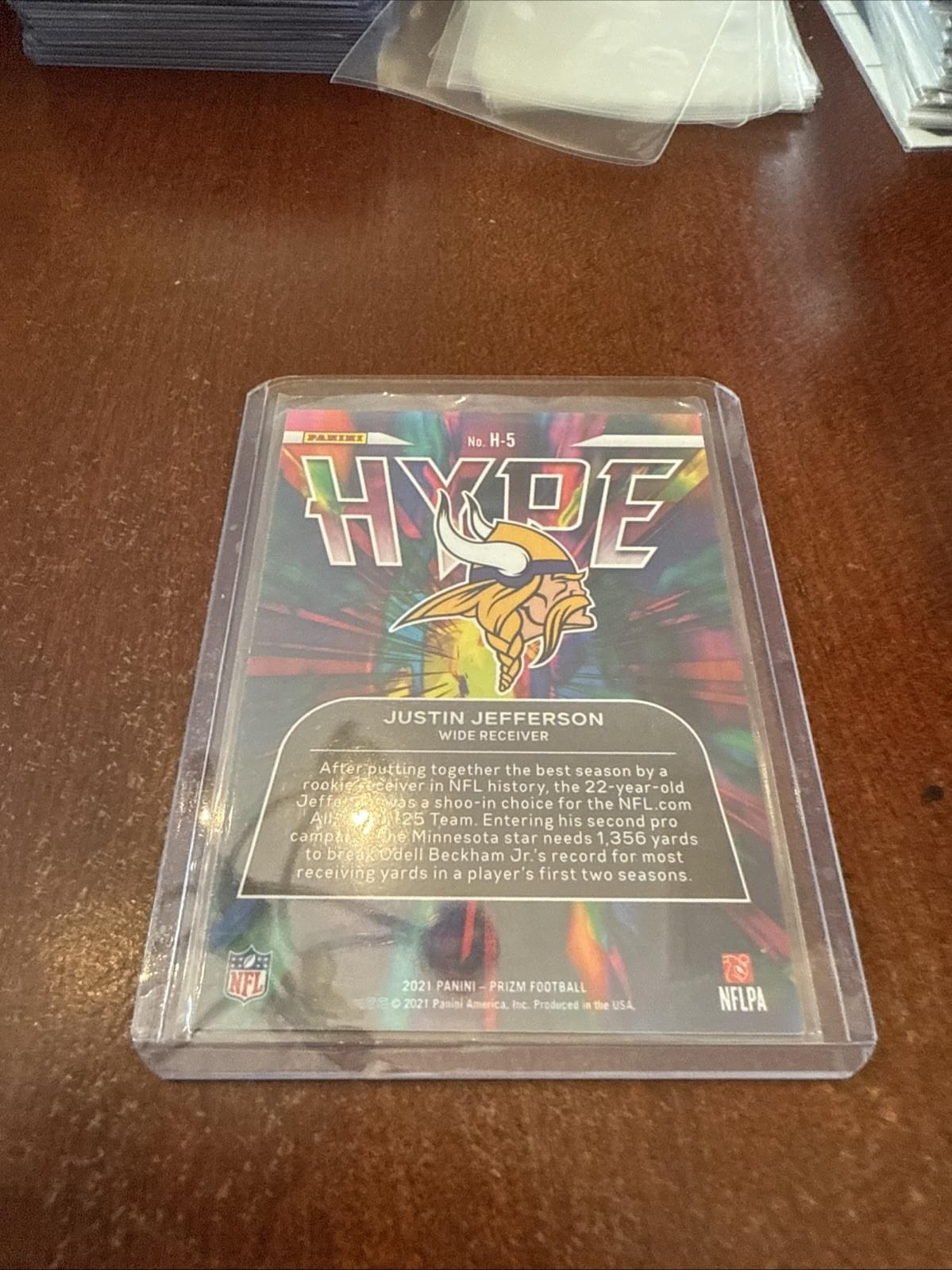 2021 Panini Prizm Hype Justin Jefferson #H-5