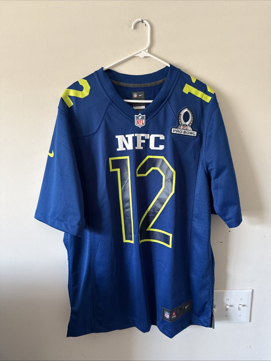Men’s Nike Aaron Rodgers #12 GB Packers 2017 Pro Bowl NFC Jersey Sz M Blue RARE