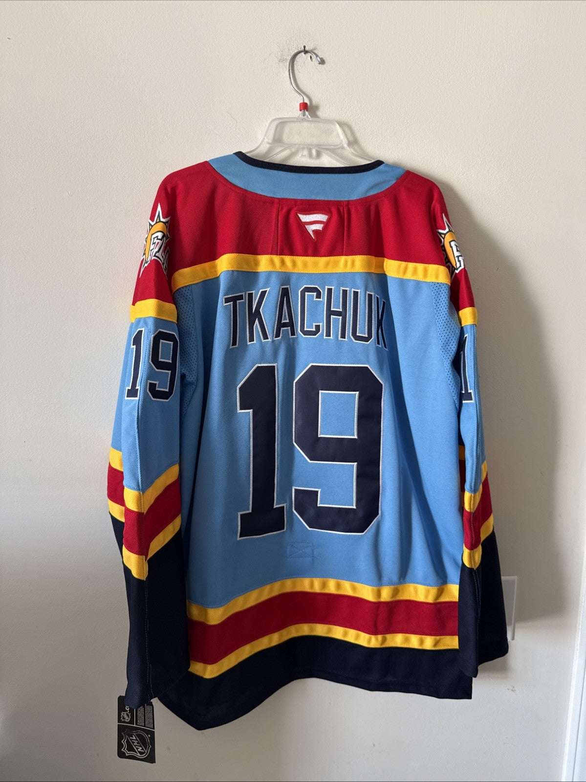 MEN’S FANATICS MATTHEW TKACHUK #19 PANTHERS REVERSE RETRO 2.0 JERSEY SZ 54 NWT