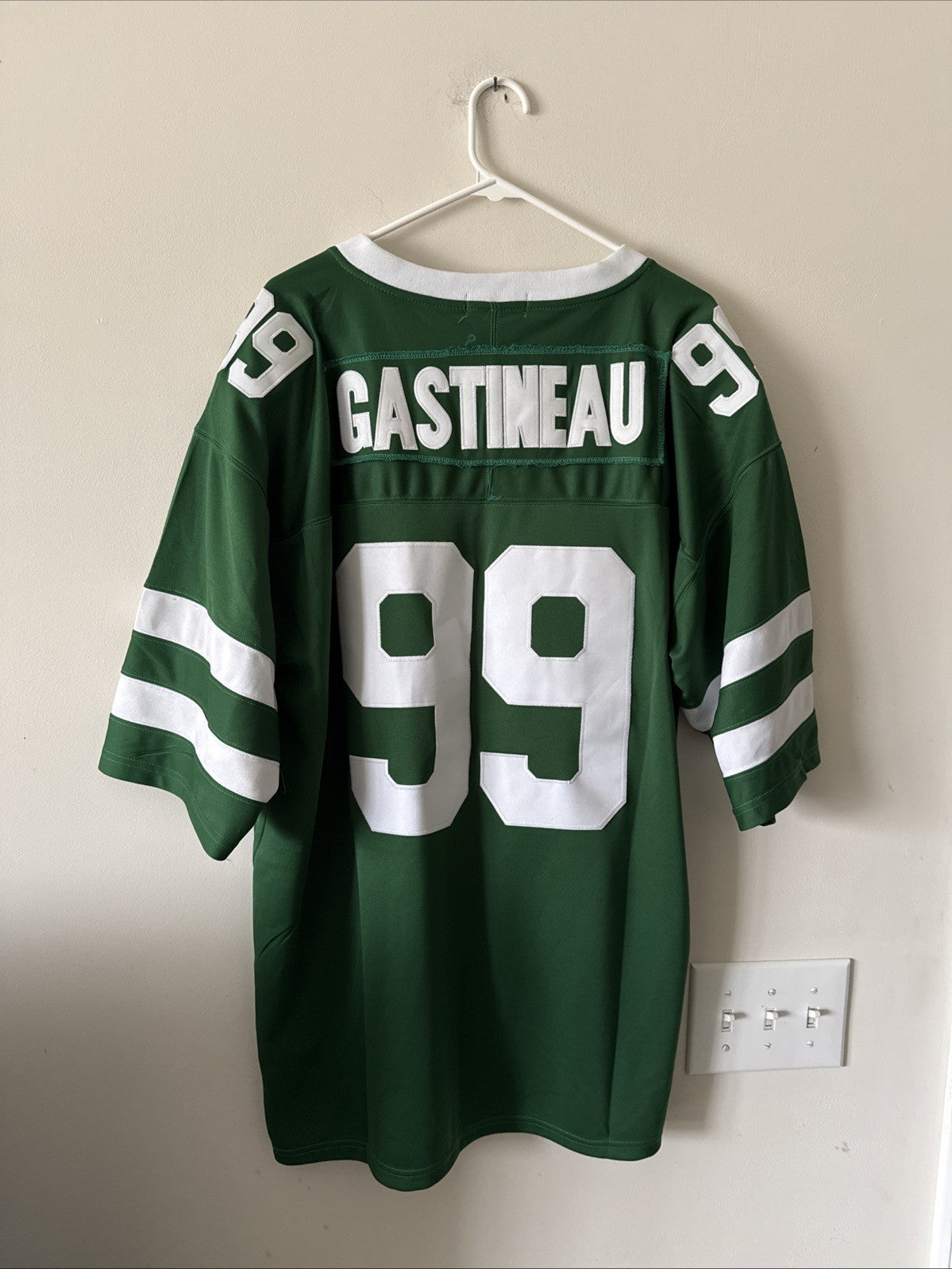 Men’s Mitchell & Ness Mark Gastineau #99 NY Jets 1984 NFL Jersey Sz 54 NWT RARE