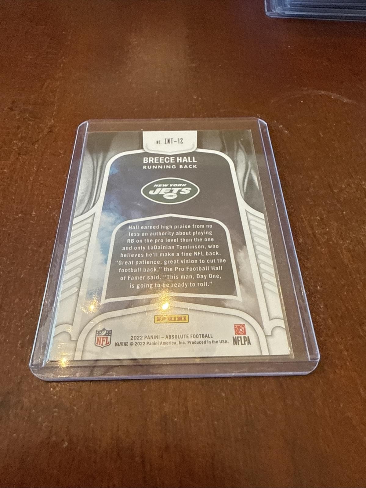 2022 Panini Absolute - Introductions Breece Hall #INT-12 Spectrum Orange /75...