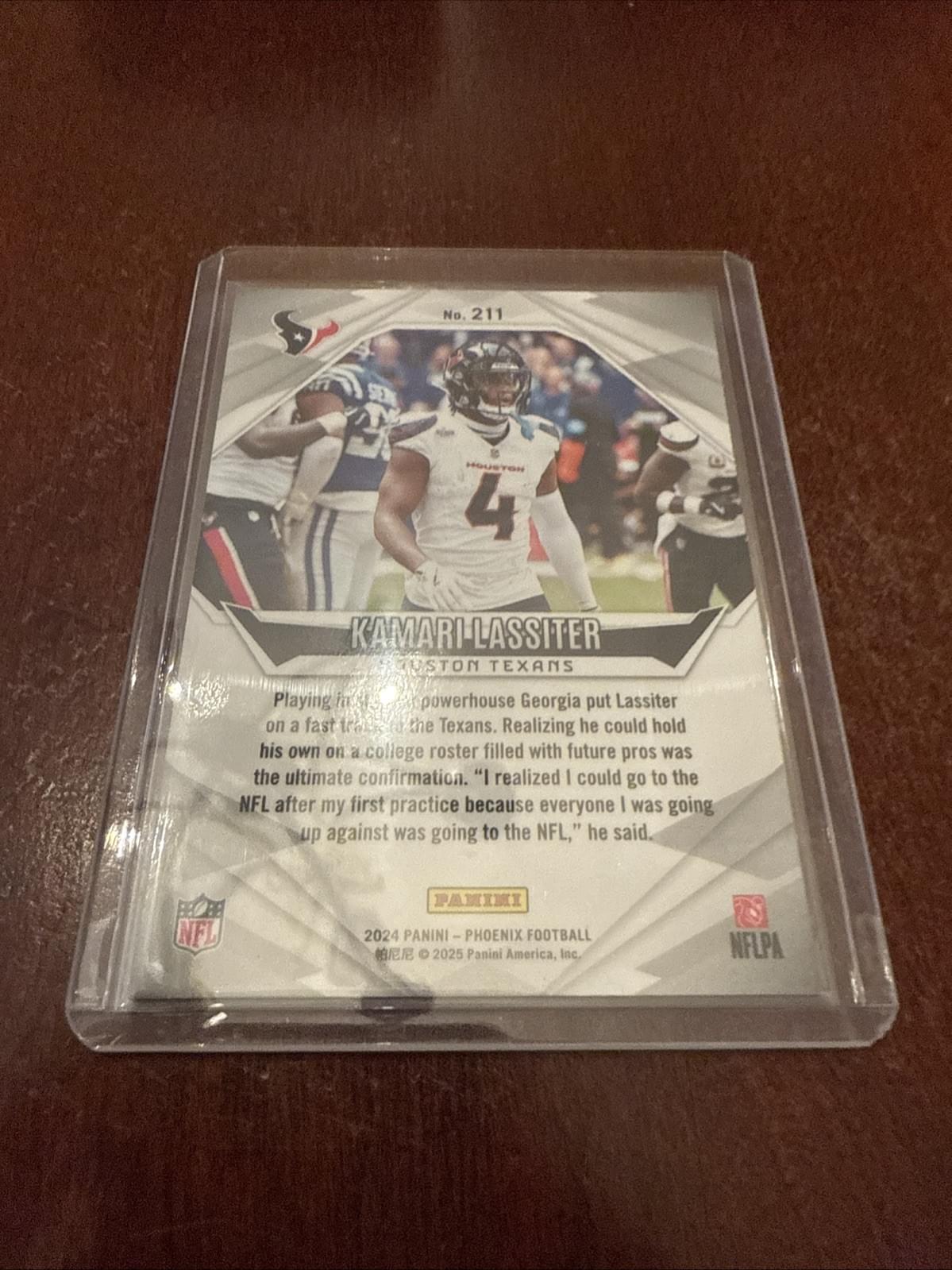 2024 Panini Phoenix - Kamari Lassiter RC HYPER - Texans #211