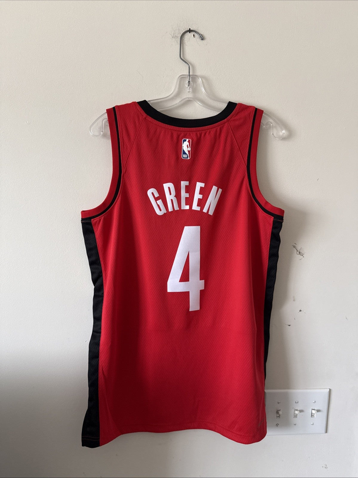 Men’s Nike Jalen Green #4 Houston Rockets Icon Edition Jersey Sz 44 - Red NWT