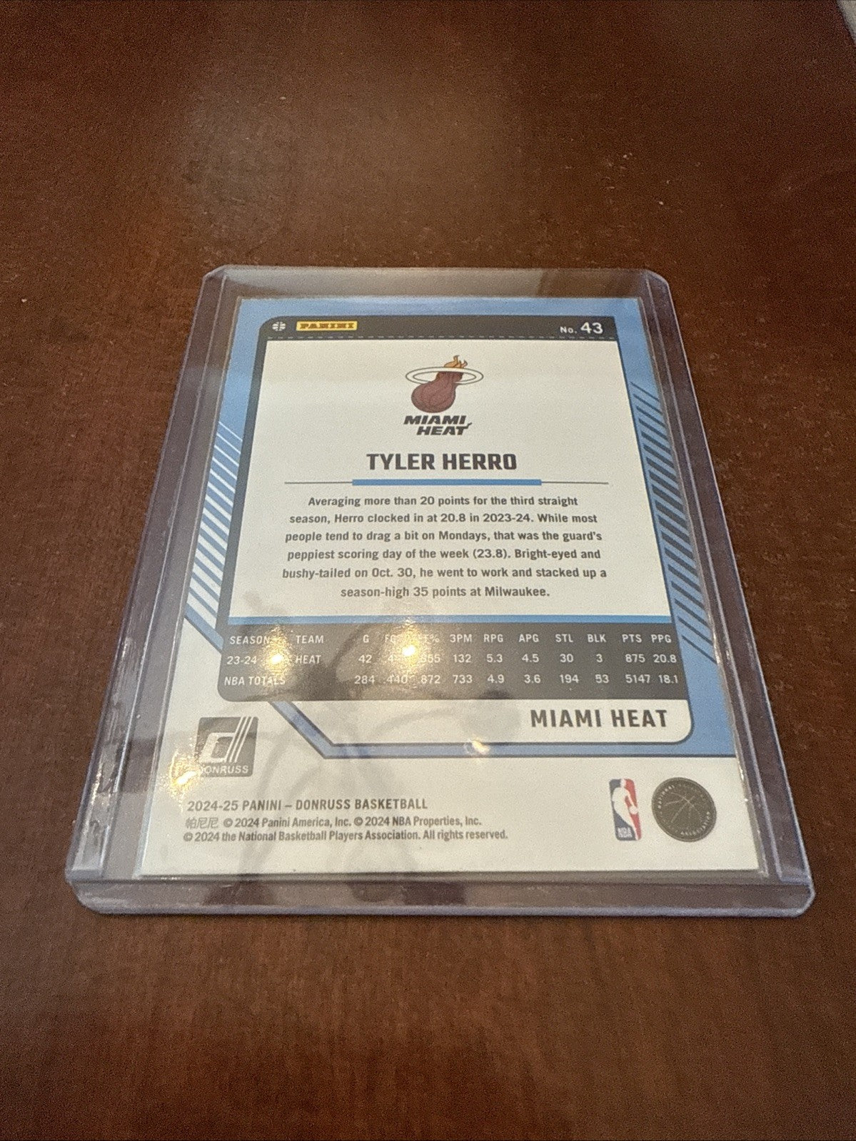 2024-25 Panini Donruss - Tyler Herro #43 Disco Miami Heat