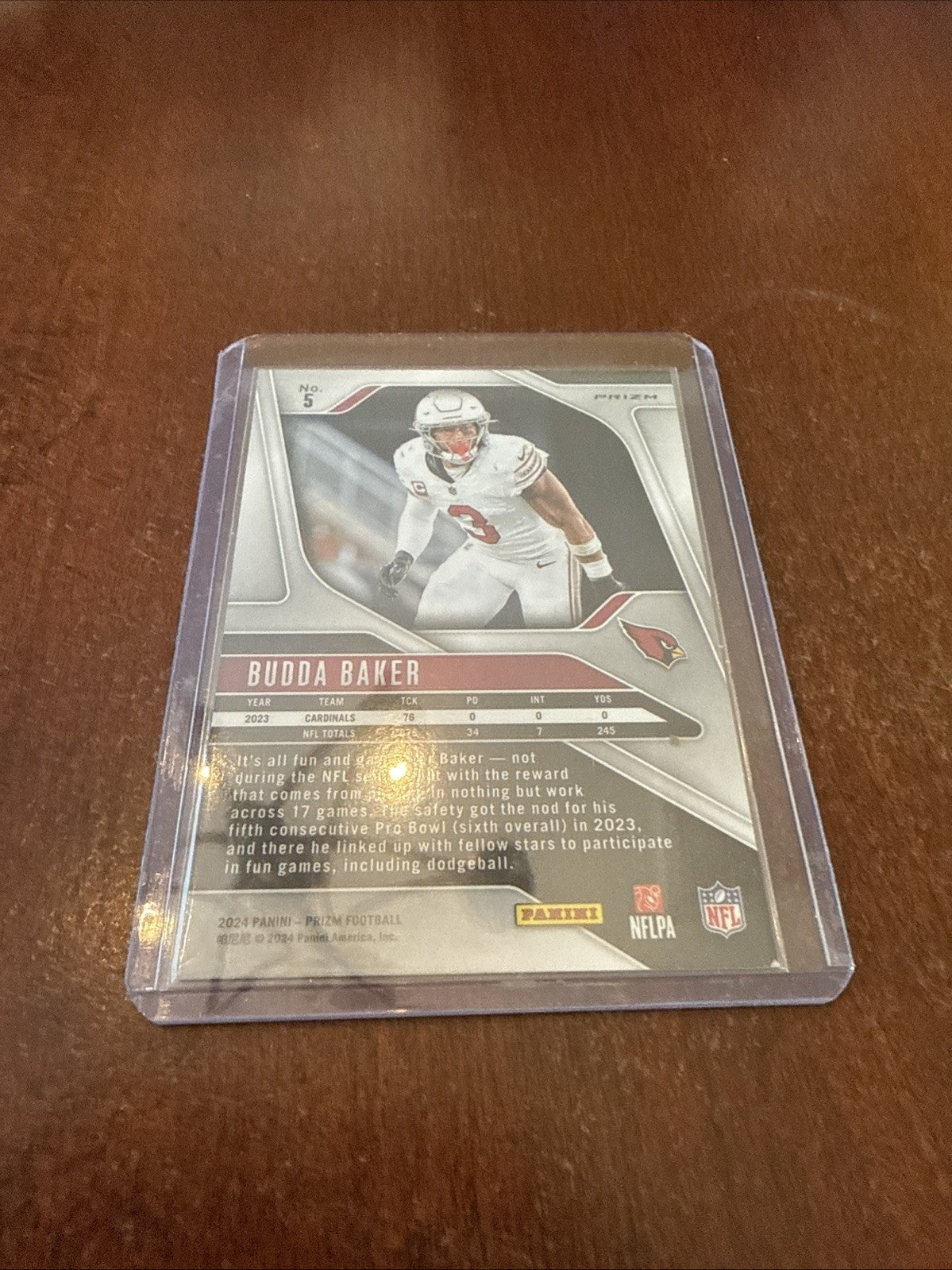 2024 Panini Prizm - Budda Baker #5 Disco Prizm