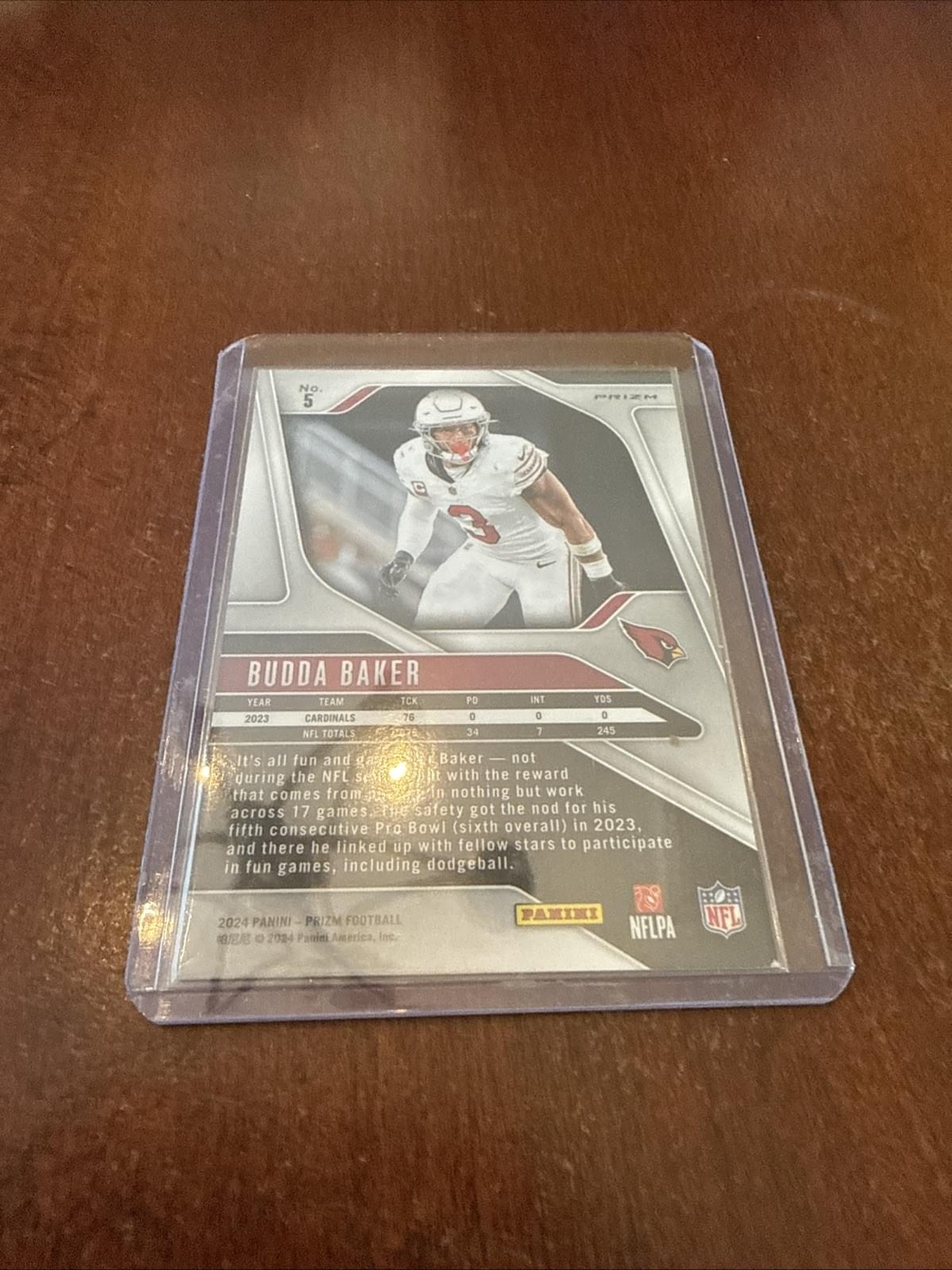 2024 Panini Prizm - Budda Baker #5 Disco Prizm