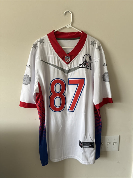 Men’s Nike Travis Kelce #87 Kansas City Chiefs 2022 Pro Bowl Jersey Sz L - RARE