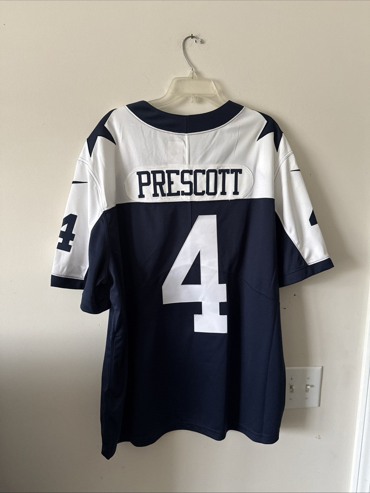 Mens Nike Dak Prescott #4 Dallas Cowboys VAPOR LMTD Throwback NFL Jersey Sz 3XL
