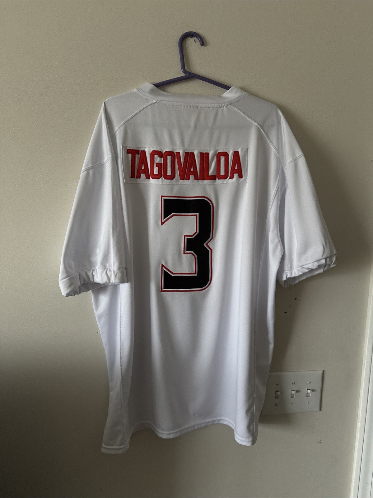 Men’s Under Armour Taulia Tagovailoa #3 Maryland Terrapins Jersey Sz 3XL - RARE
