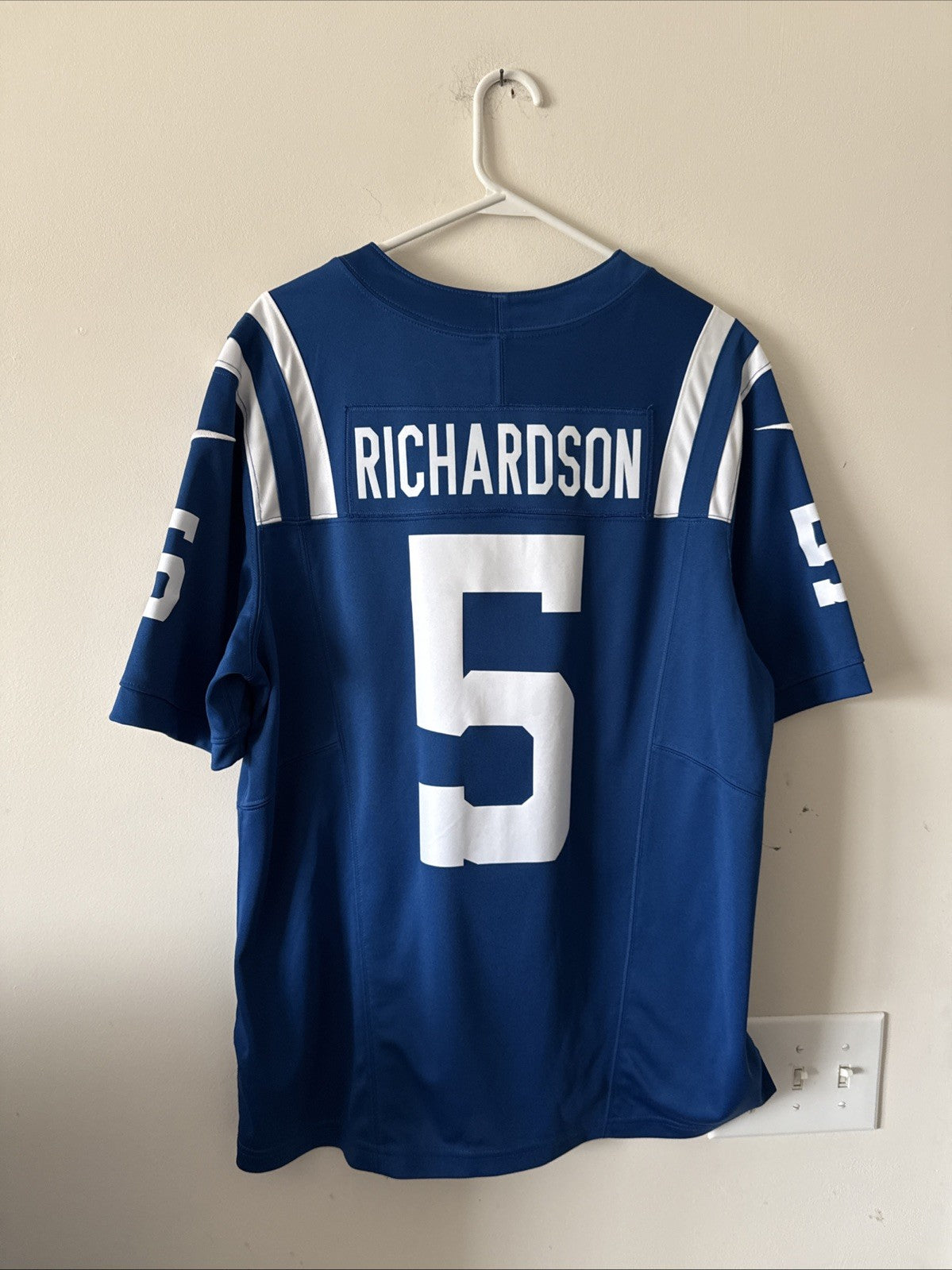 Men’s Nike Anthony Richardson #5 Indianapolis Colts Vapor Lmtd Jersey Sz L RARE