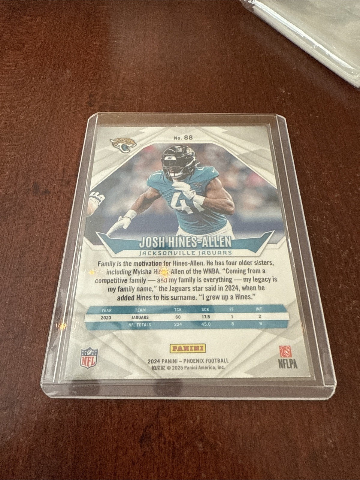 2024 Panini Phoenix #88 Josh Hines-Allen Hyper