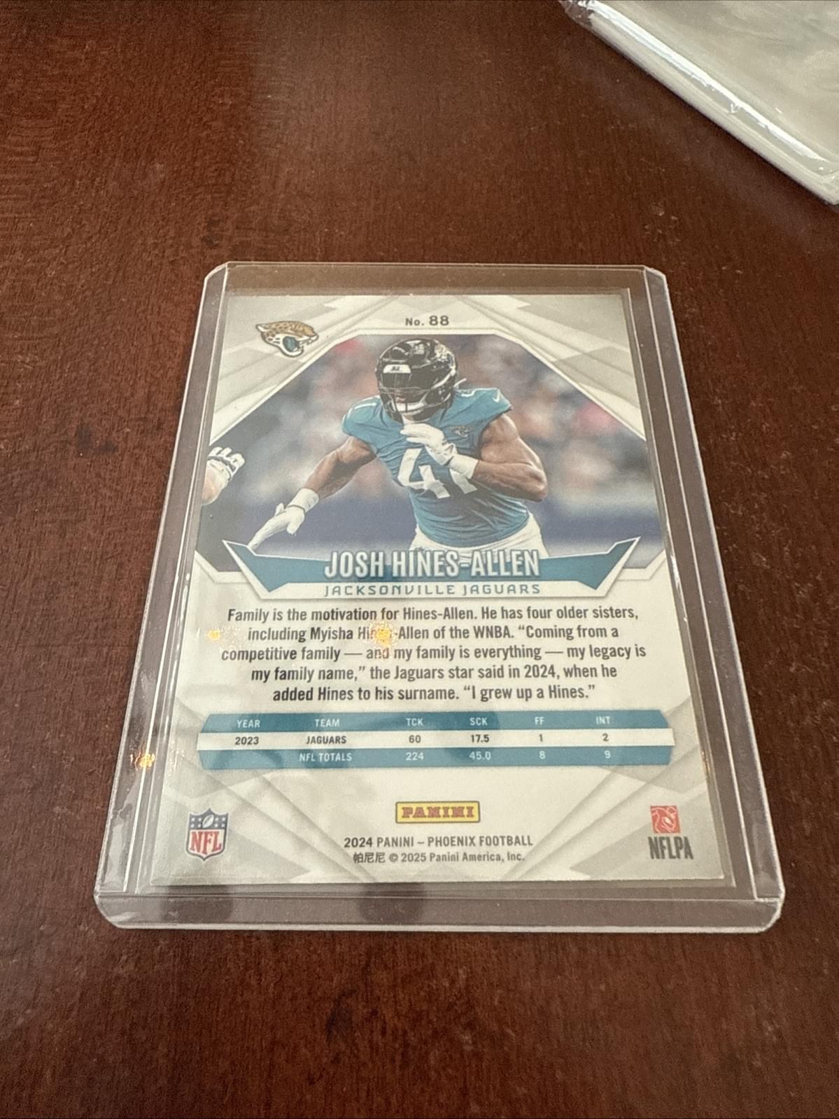 2024 Panini Phoenix #88 Josh Hines-Allen Hyper