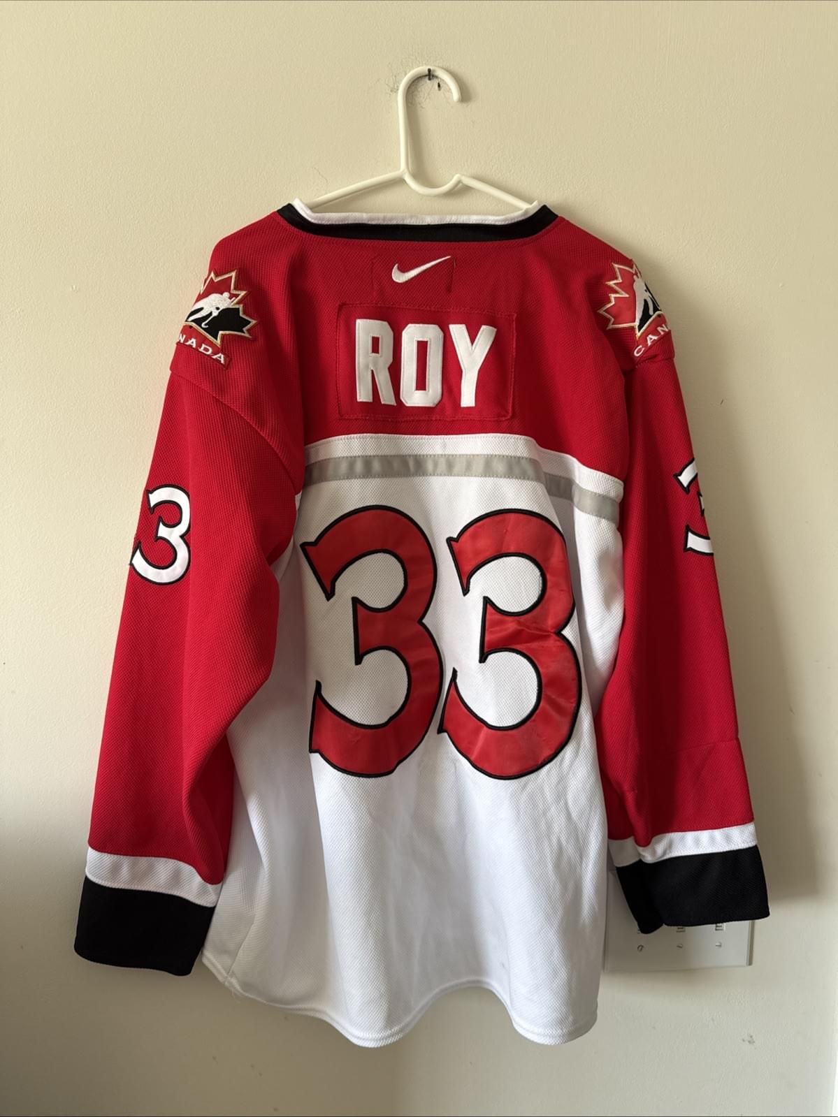 Men’s Nike Patrick Roy #33 1998 Team Canada National Hockey Jersey Sz XL - RARE